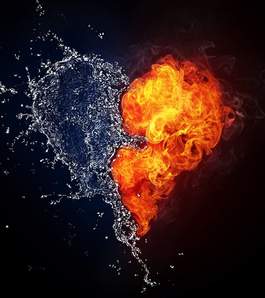 Fire Heart Wallpapers