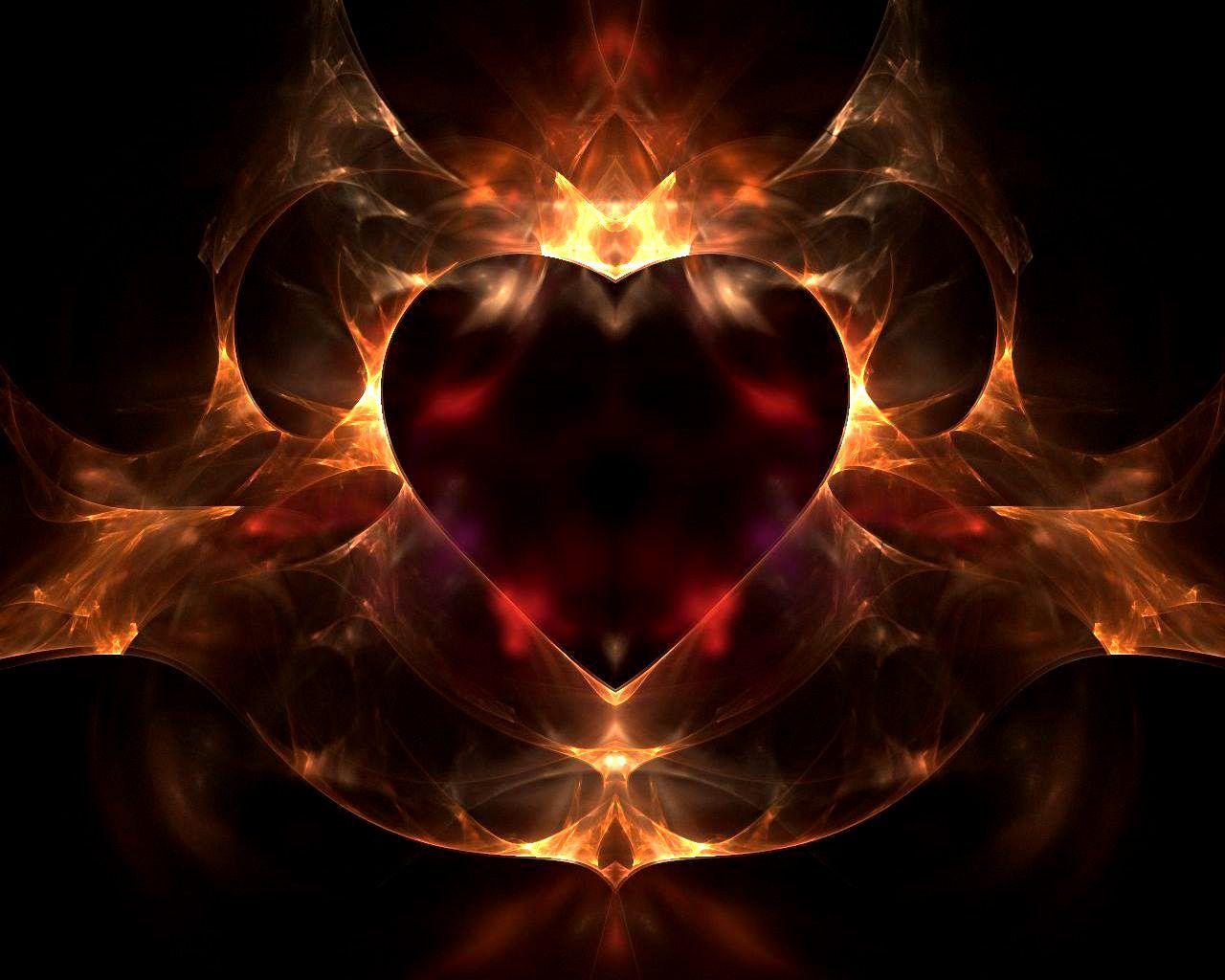 Fire Heart Wallpapers