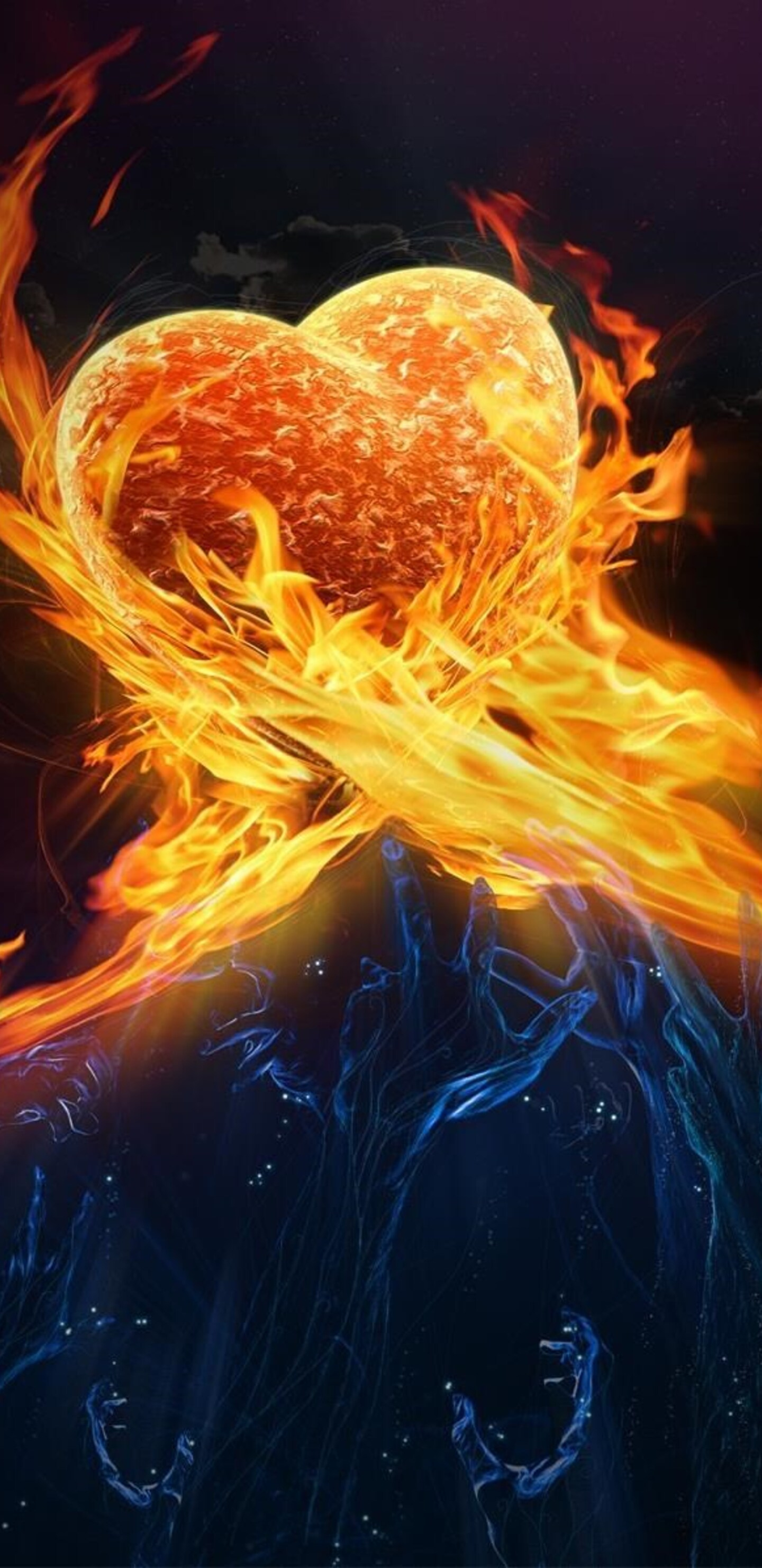 Fire Heart Wallpapers