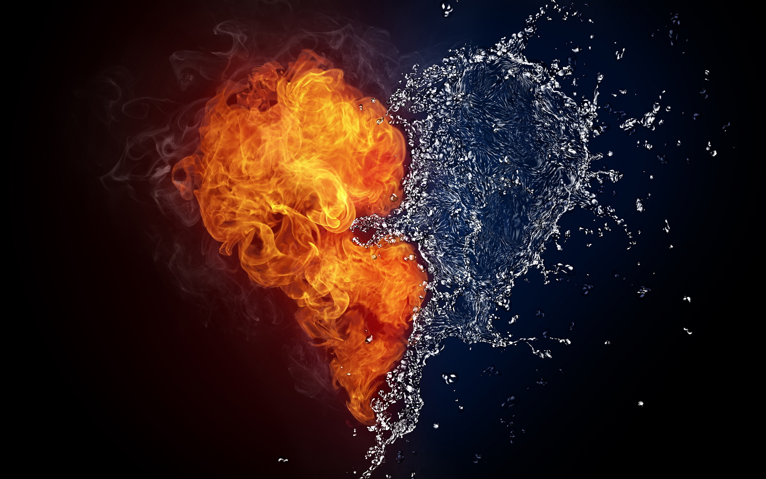 Fire Heart Wallpapers