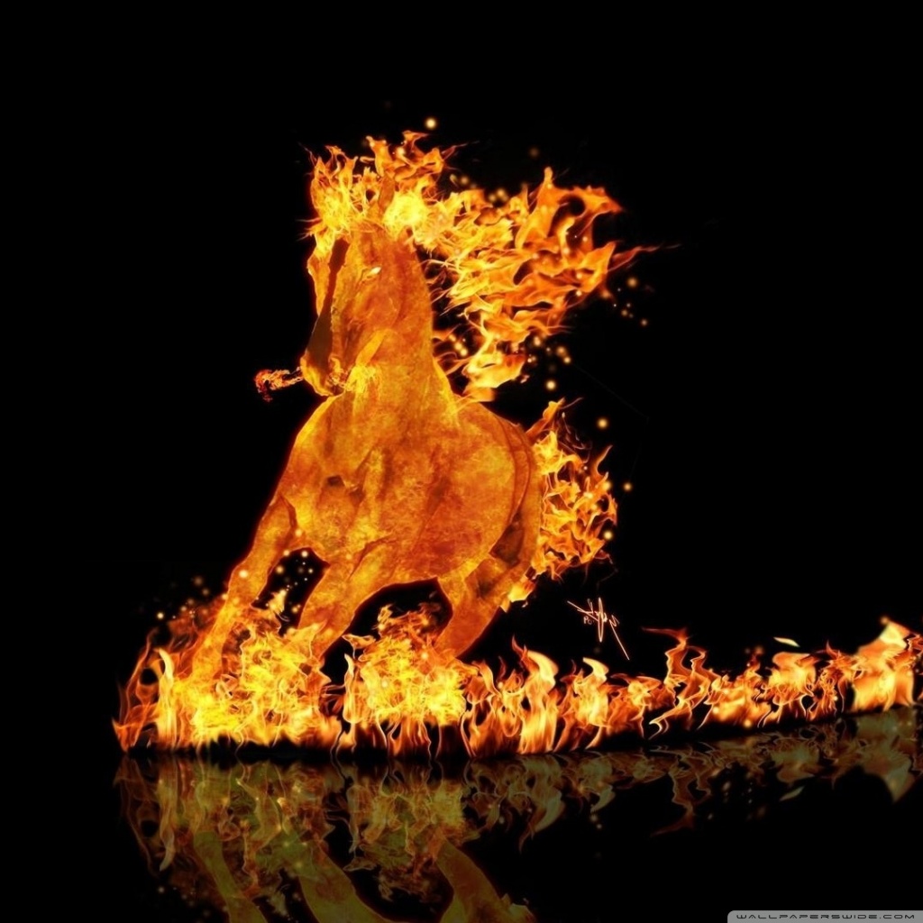 Fire Unicorns Wallpapers