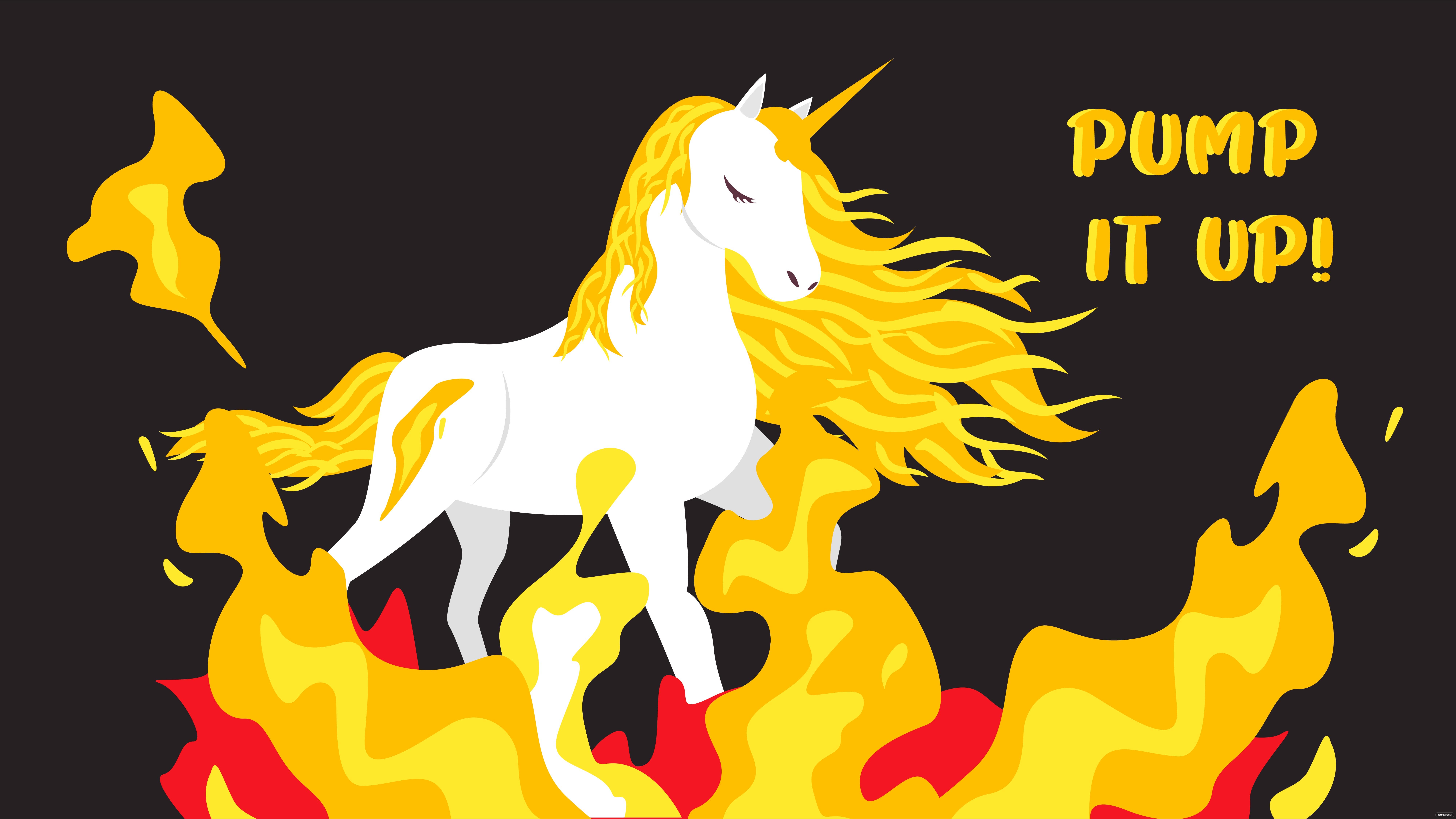 Fire Unicorns Wallpapers