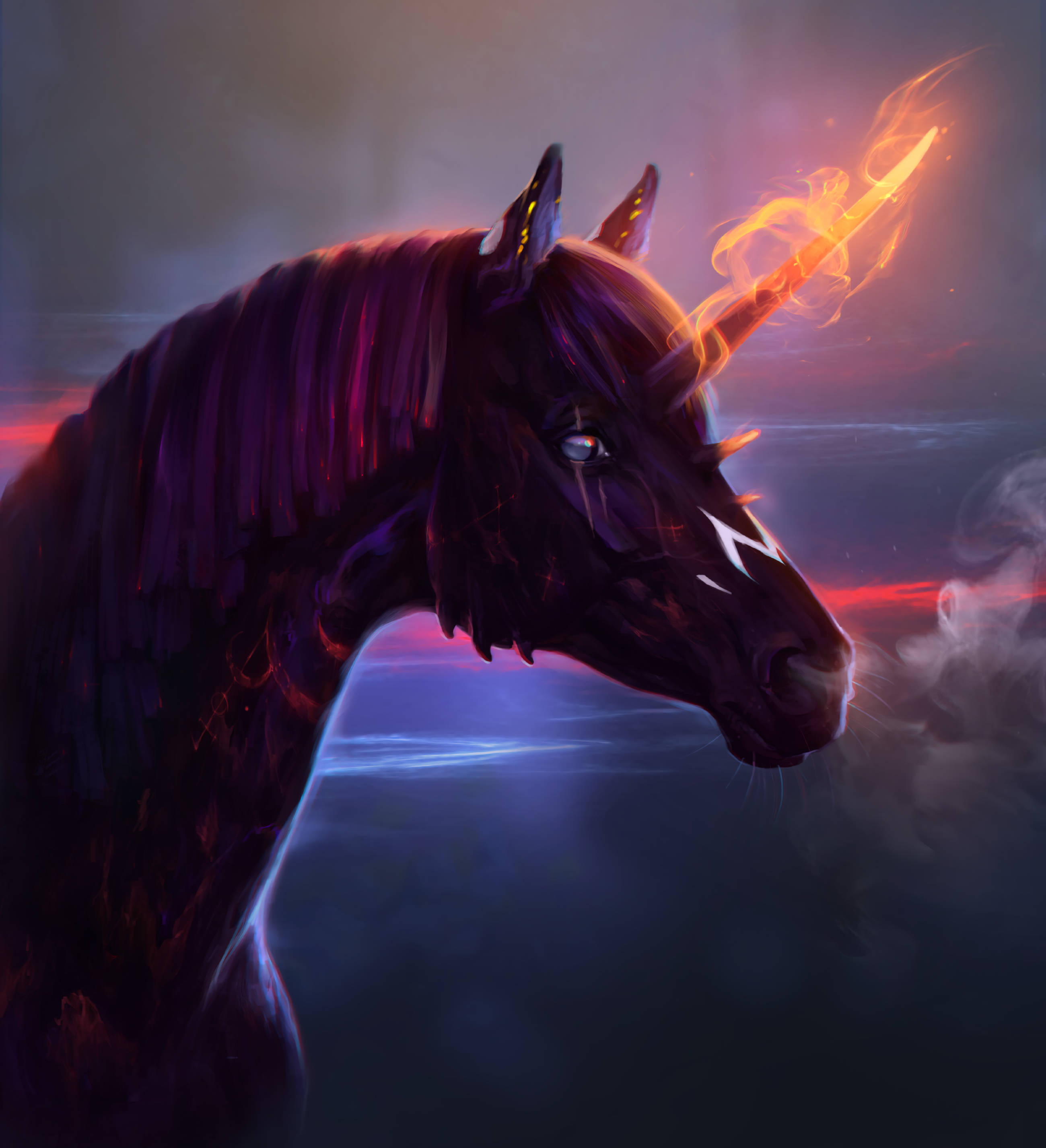 Fire Unicorns Wallpapers