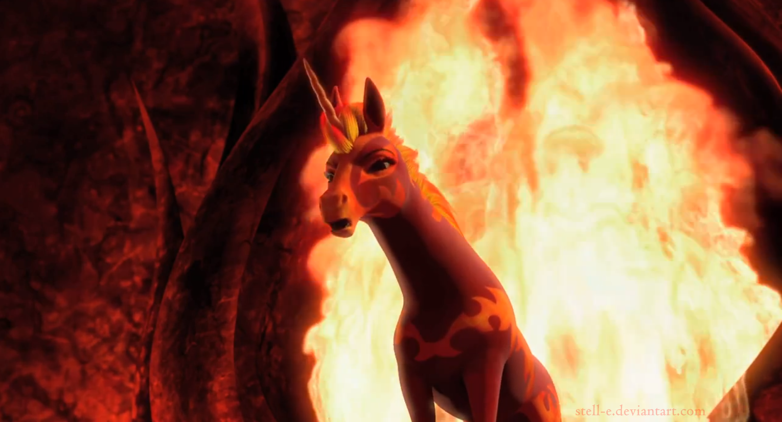 Fire Unicorns Wallpapers