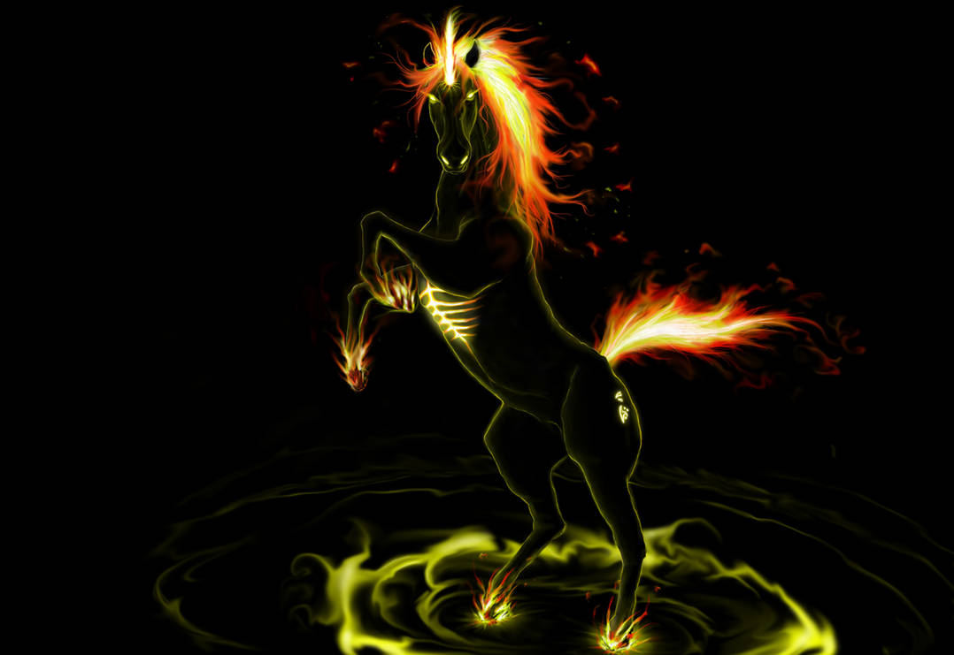 Fire Unicorns Wallpapers