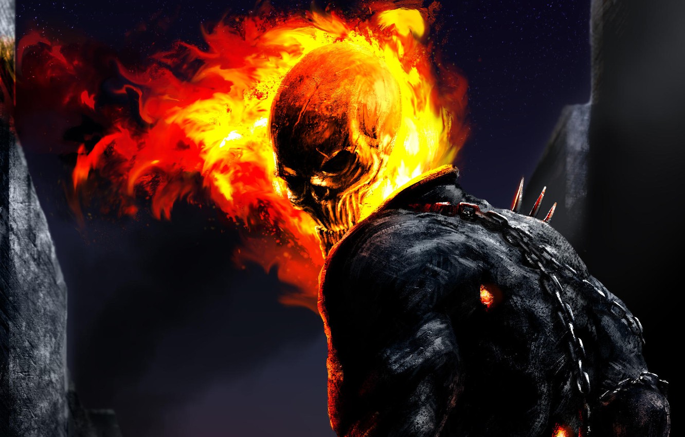 Flaming Demon Skull Wallpapers