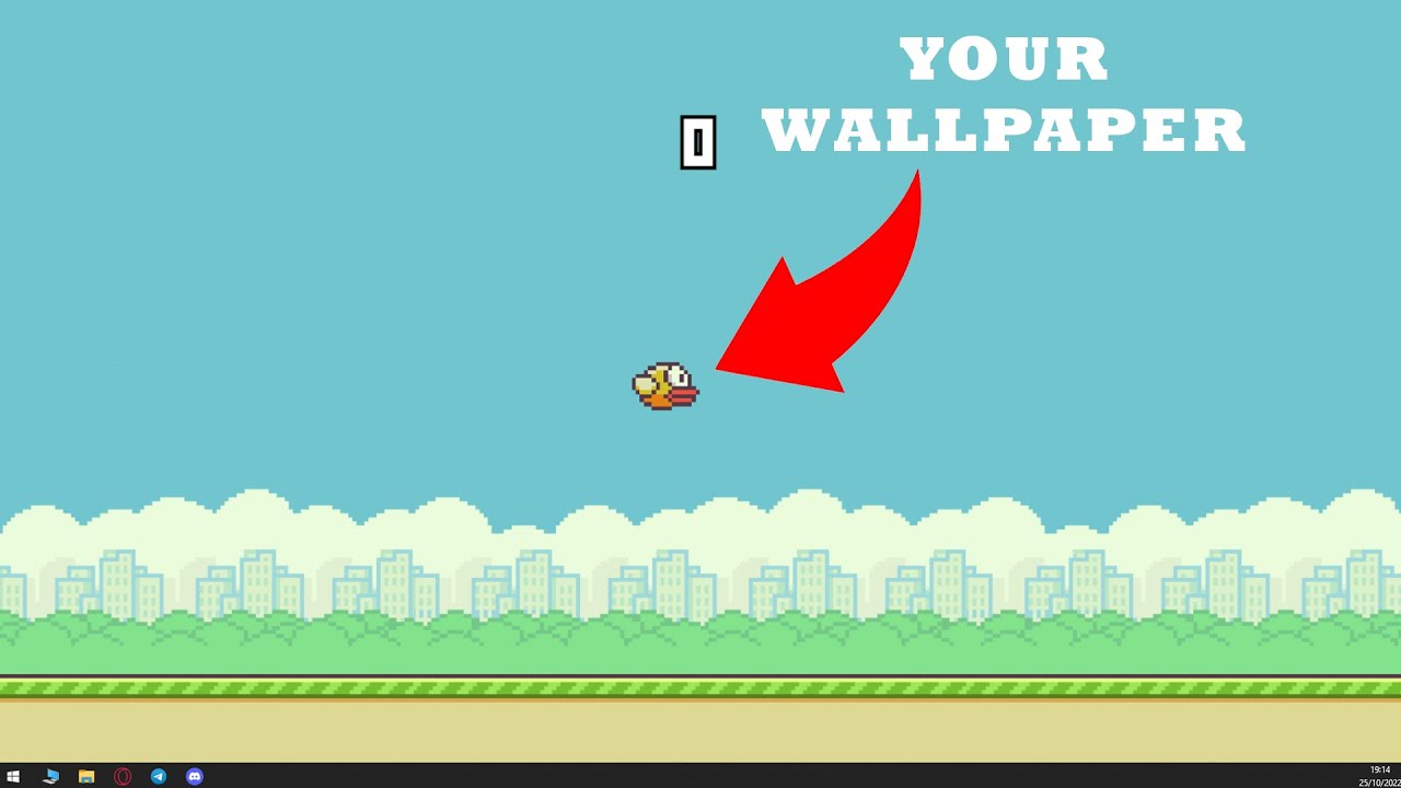 Flappy Bird Backdrop Wallpapers