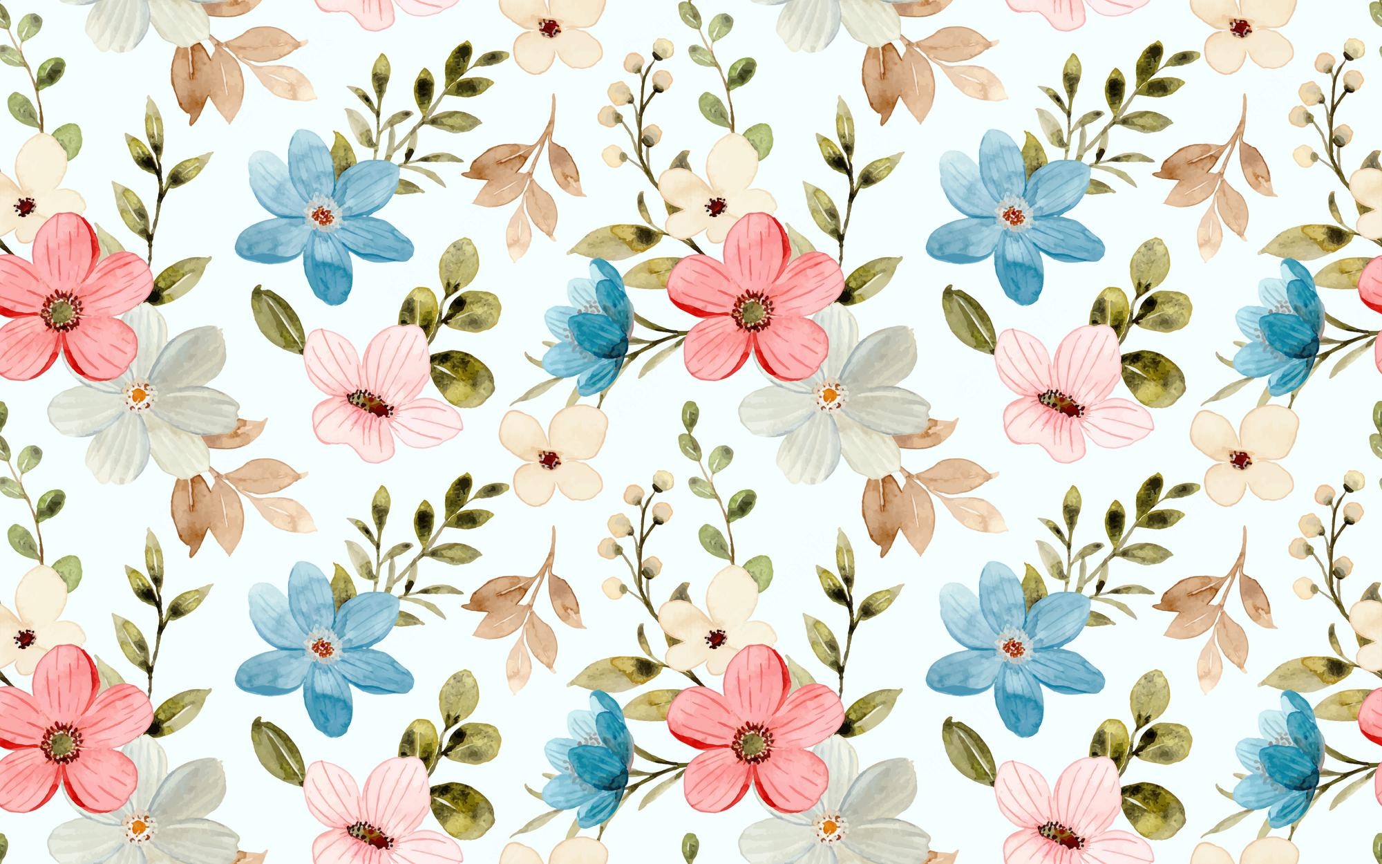 Flower Pattern Desktop Wallpapers