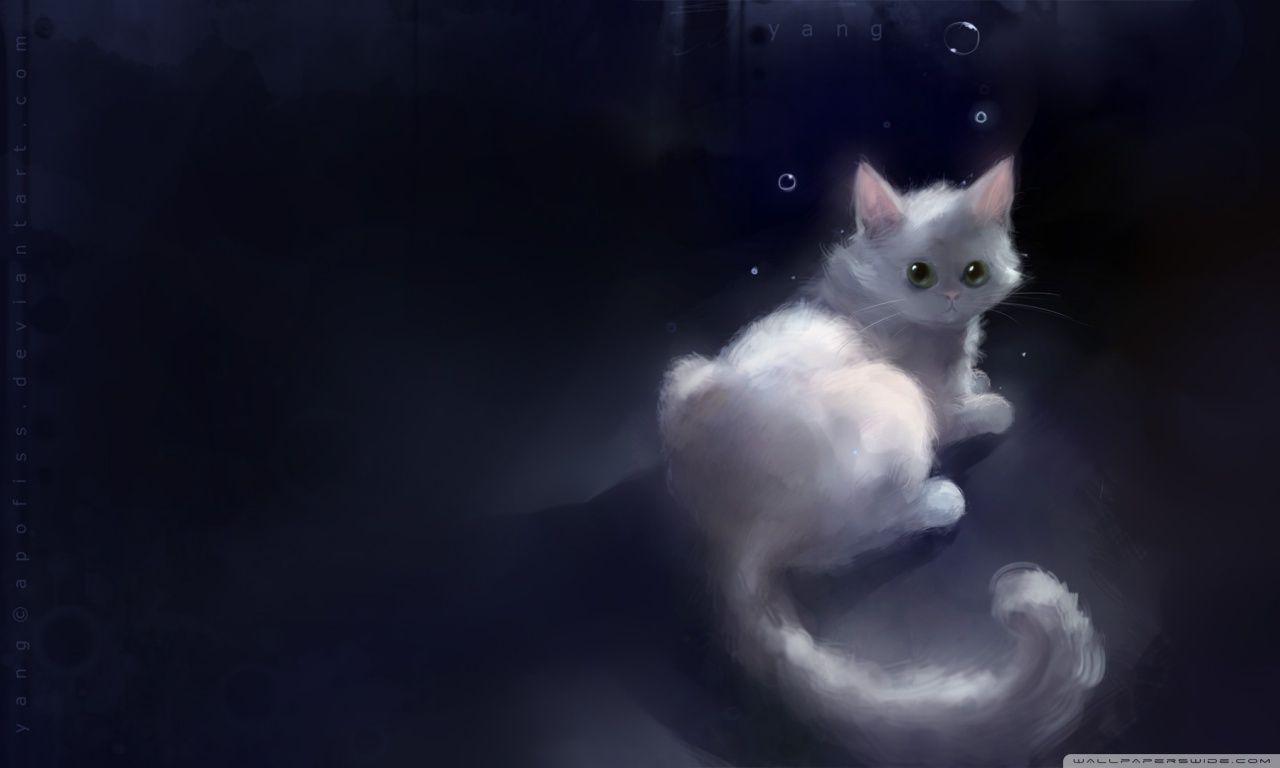 Fluffy Anime Cat Wallpapers