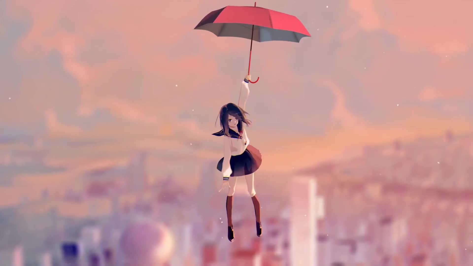 Fly Umbrella Wallpapers