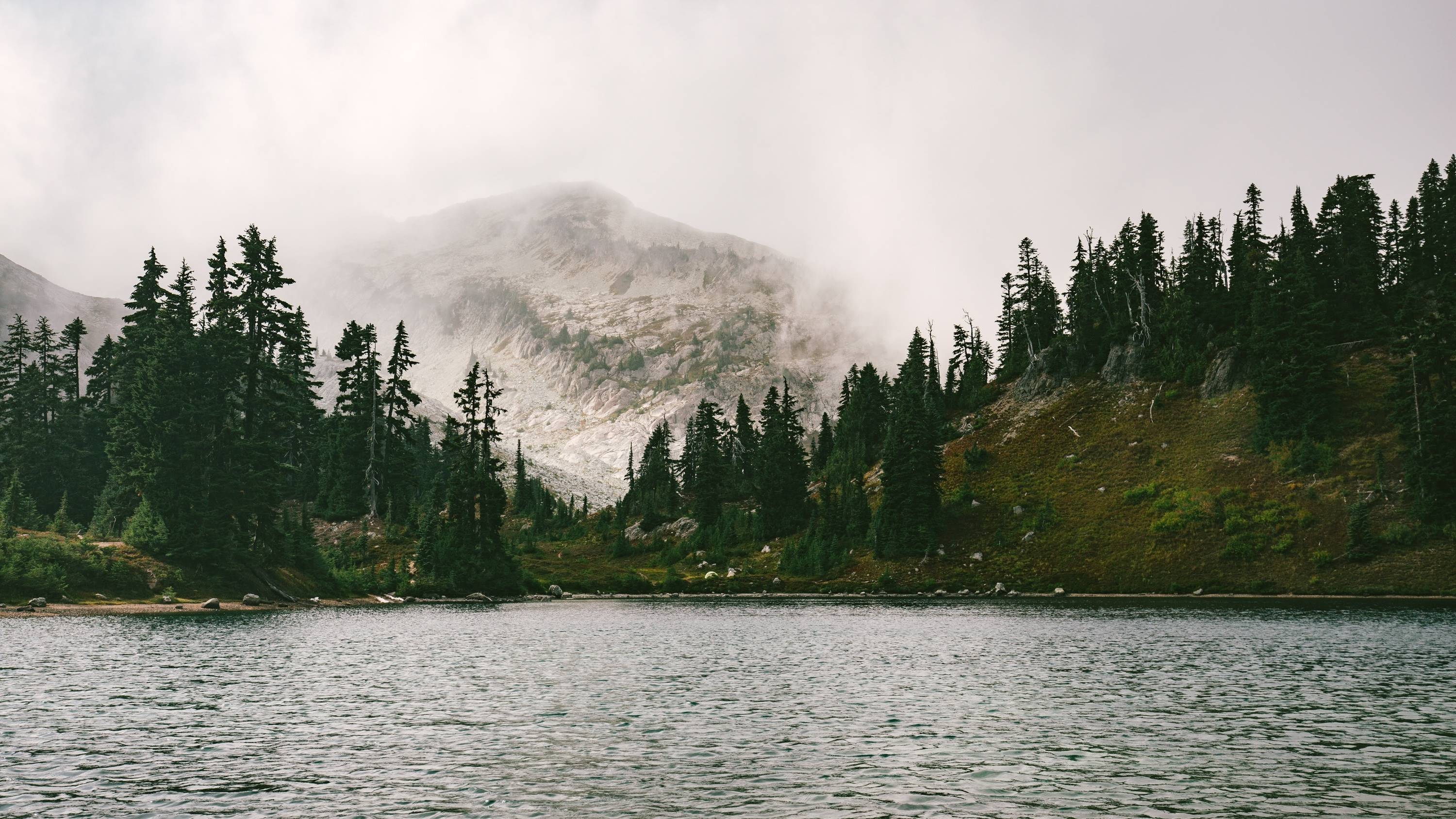 Foggy Lake Wallpapers