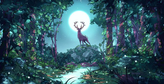 Forest Deer Wallpapers