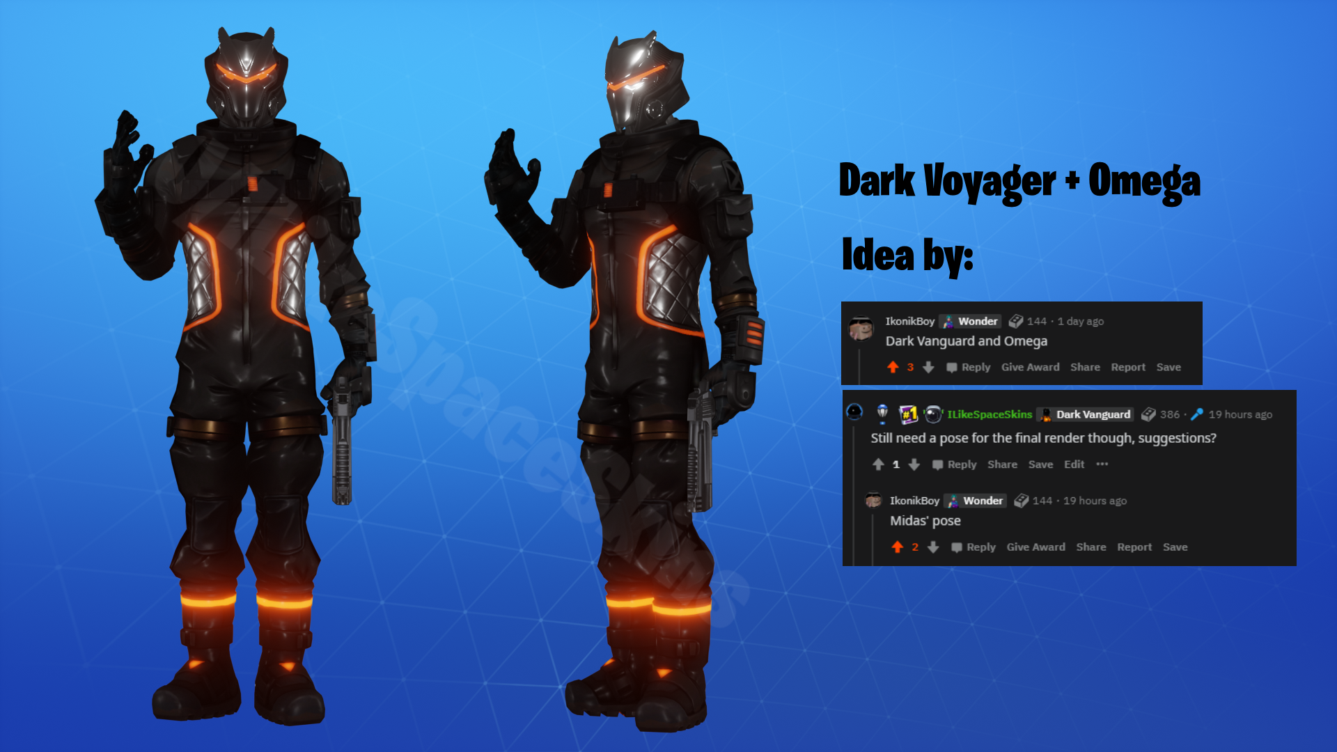 Fortnite Dark Voyager Png Wallpapers