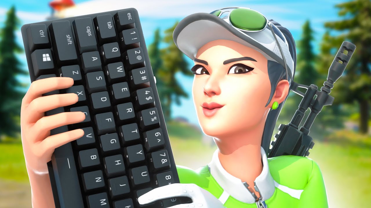 Fortnite Skin With Keyboard Wallpapers