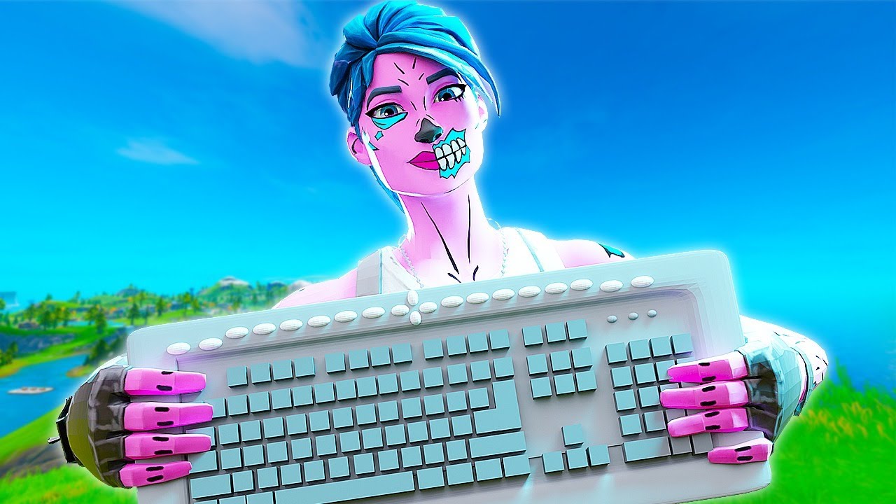 Fortnite Skin With Keyboard Wallpapers