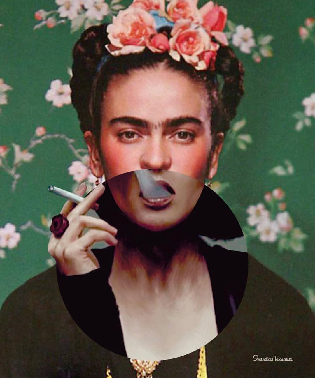 Frida Kahlo Smoking Wallpapers