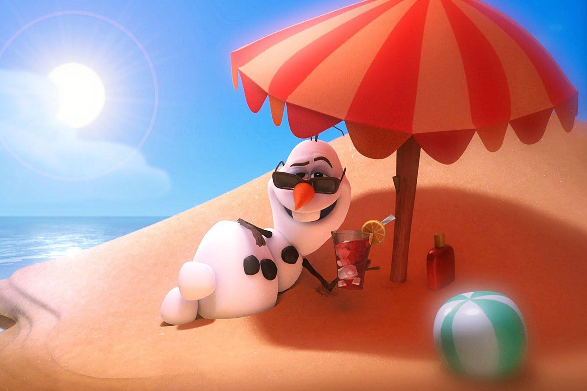 Frozen Olaf In Summer Wallpapers