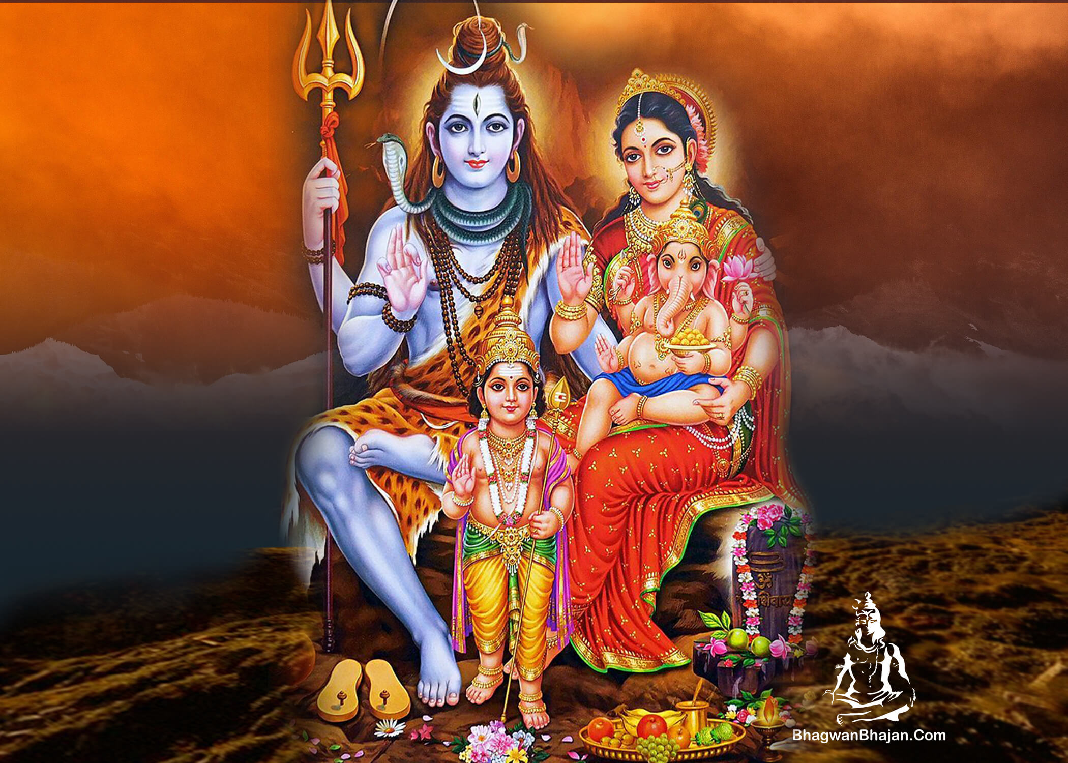 Full Hd Lord Shiva Family Images Wallpapers