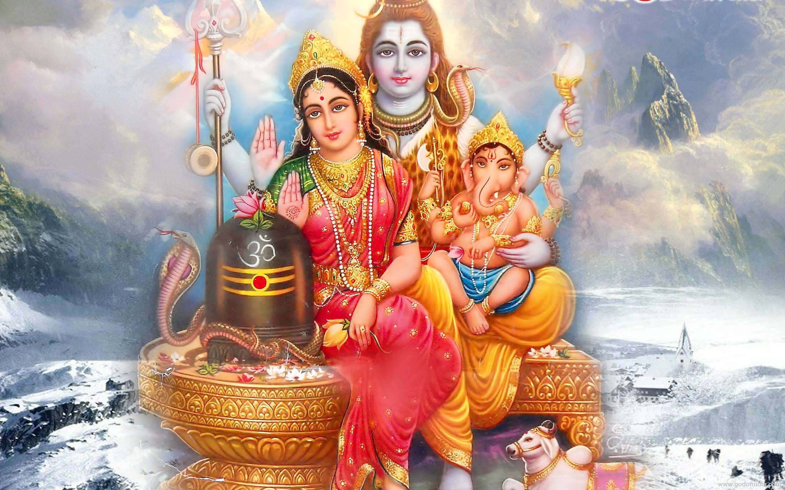 Full Hd Lord Shiva Family Images Wallpapers