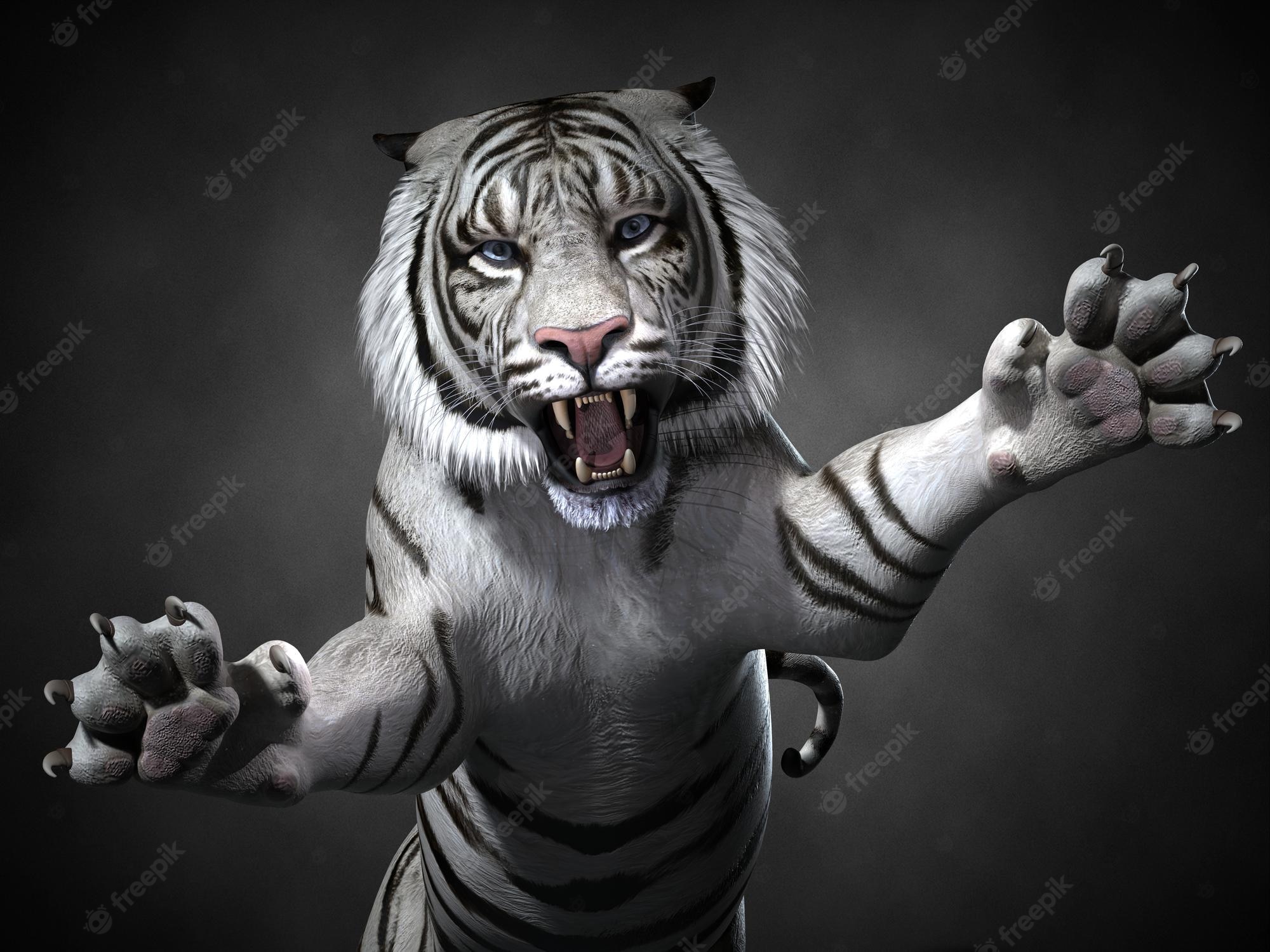 Full Hd Tiger 3D Wallpapers