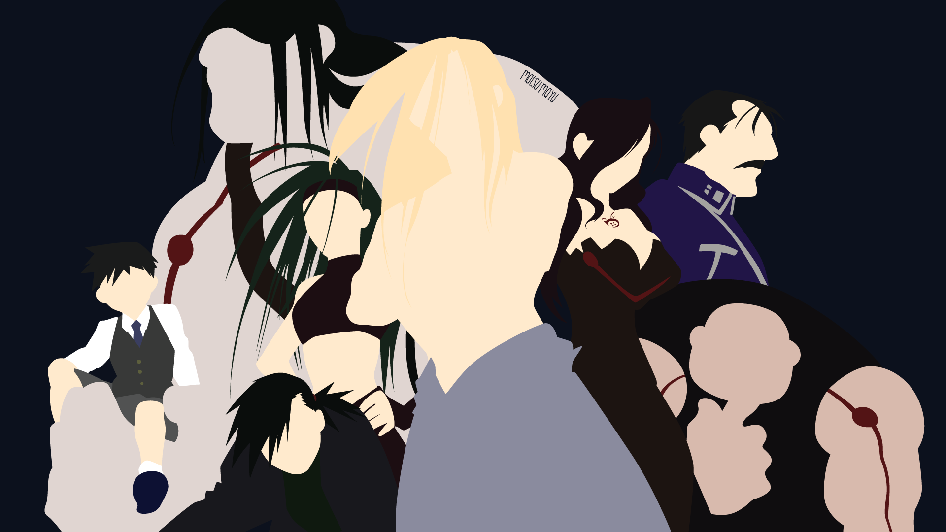 Fullmetal Alchemist Minimalist Wallpapers