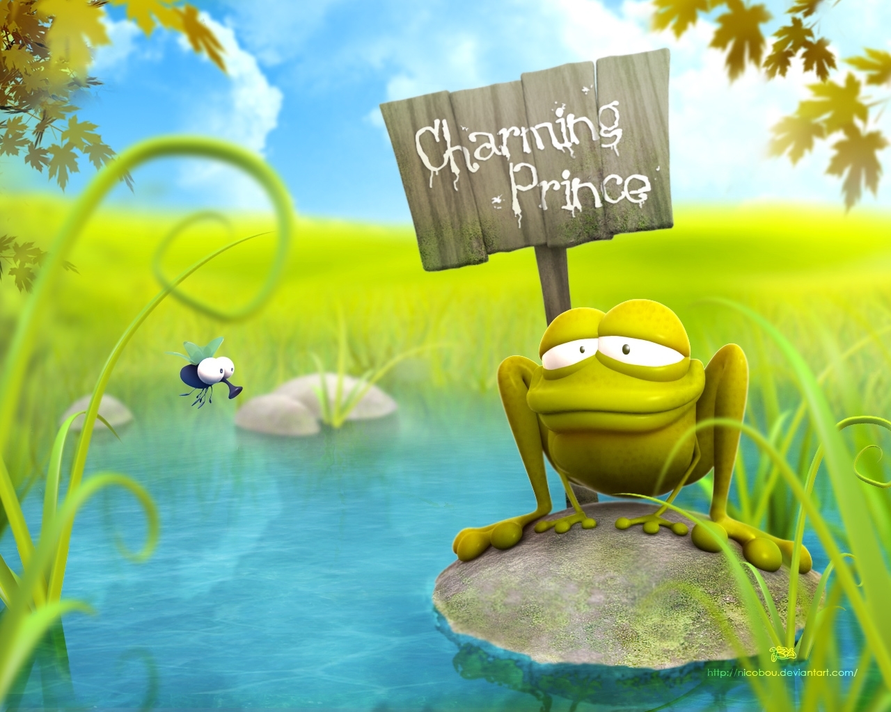 Funny Frogs Wallpapers