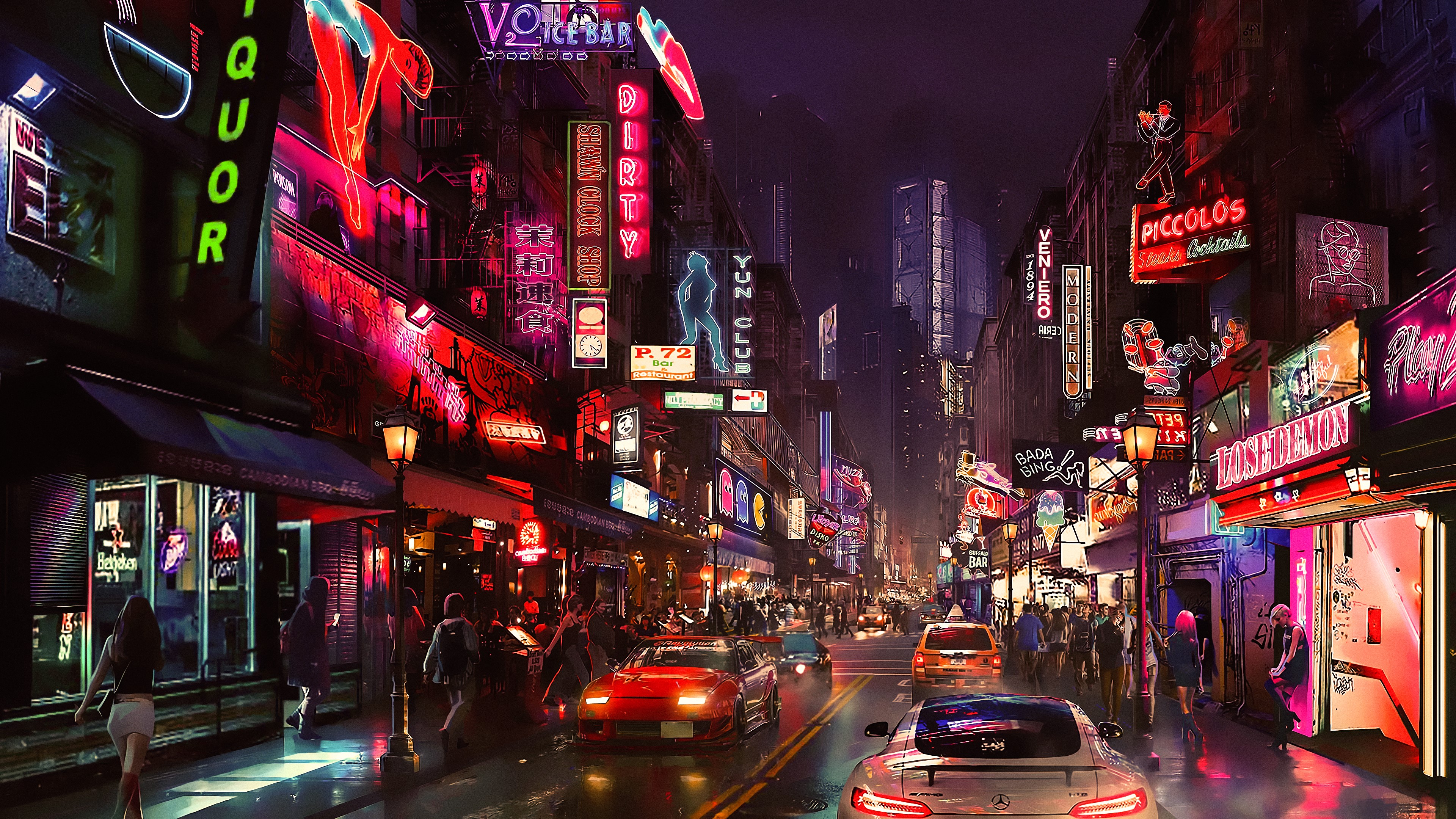 Futuristic City Night Wallpapers