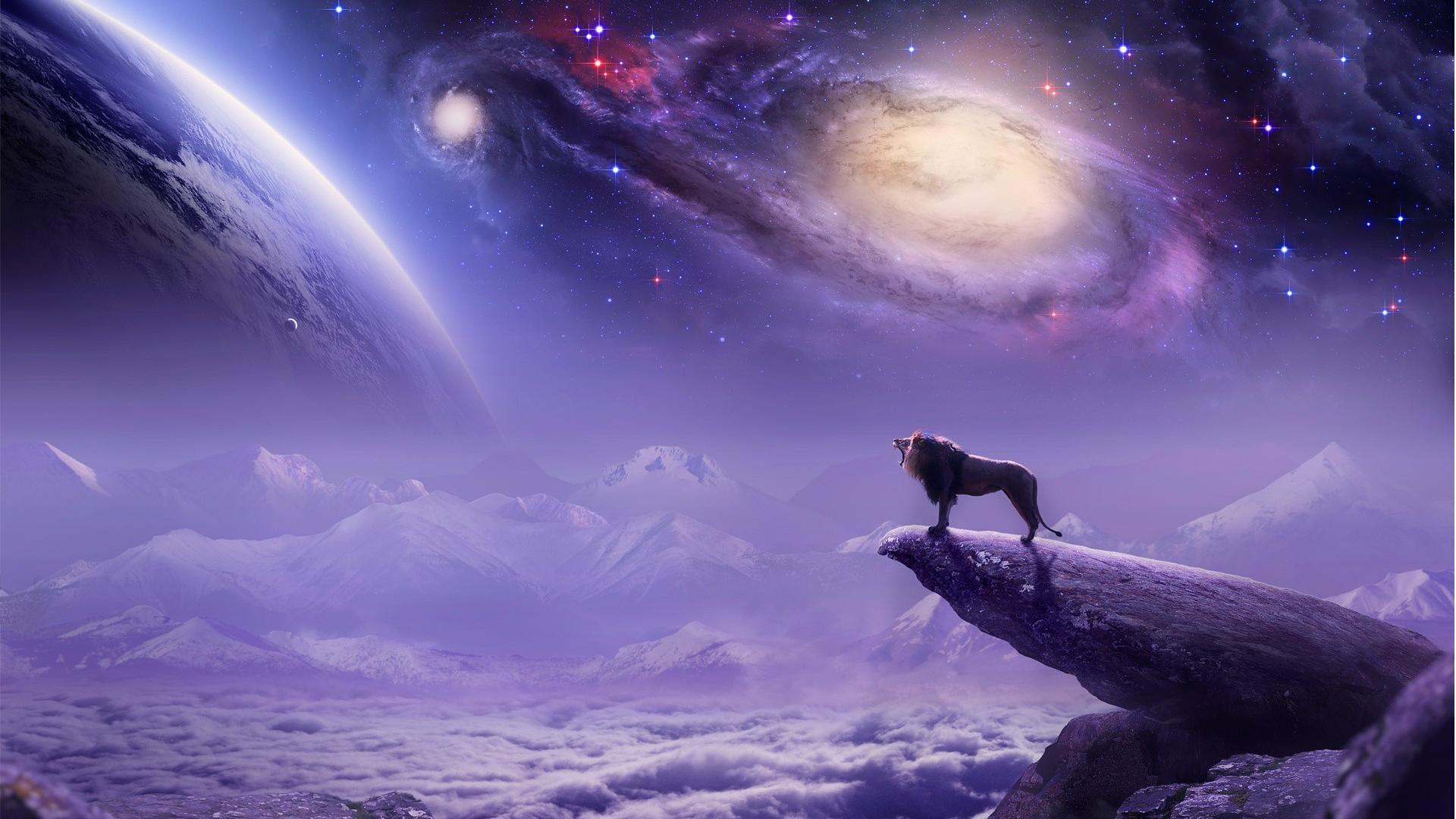Galaxy Animal Pictures Wallpapers