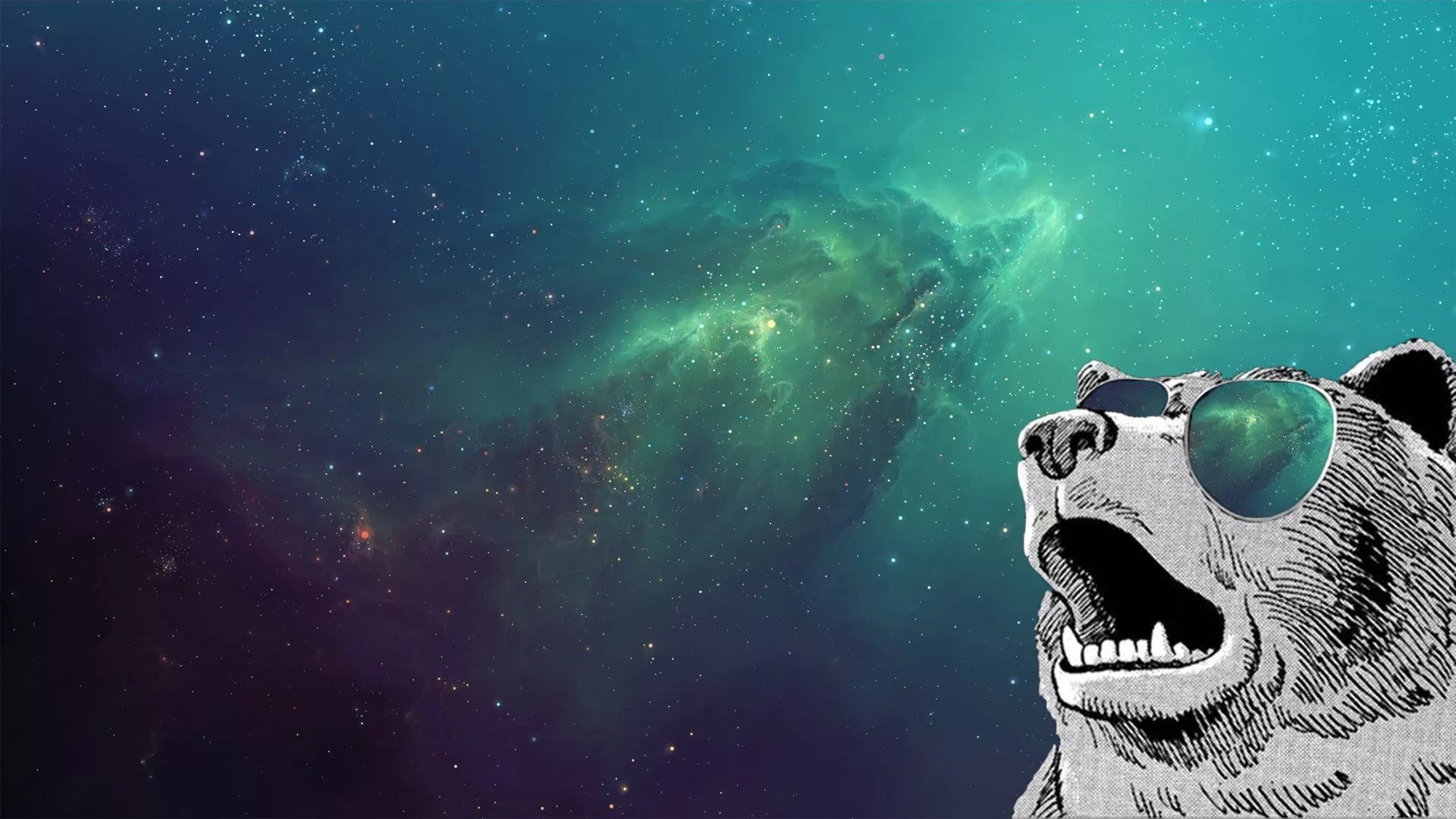 Galaxy Bear Wallpapers