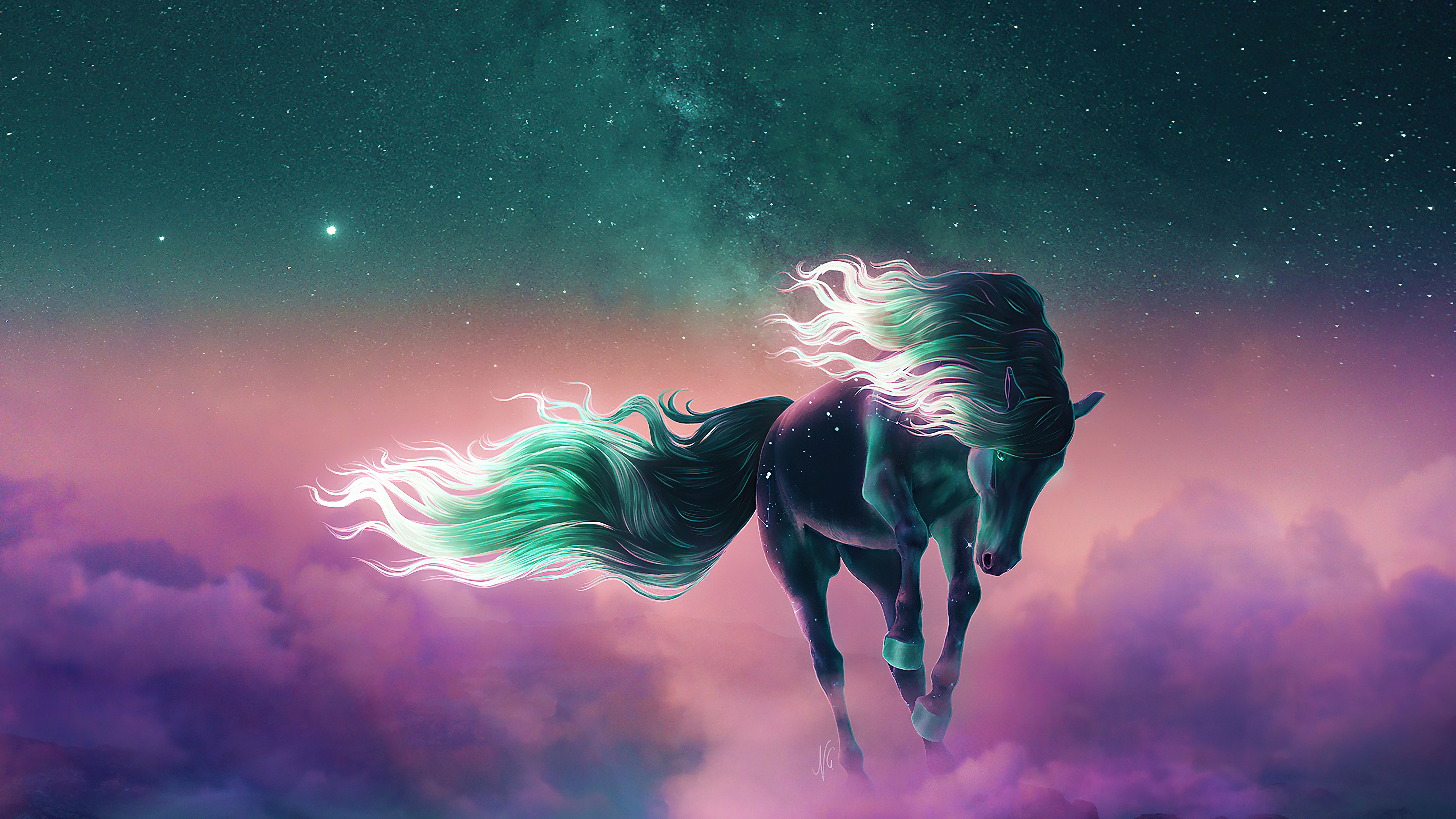 Galaxy Horse Wallpapers