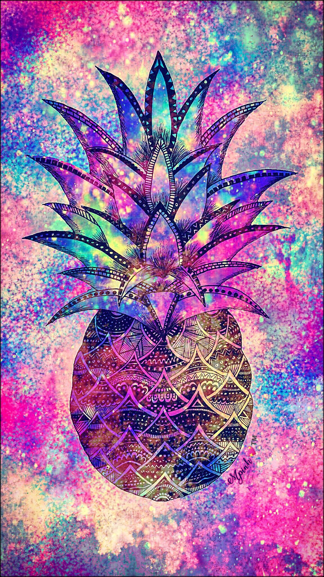 Galaxy Pineapple Wallpapers