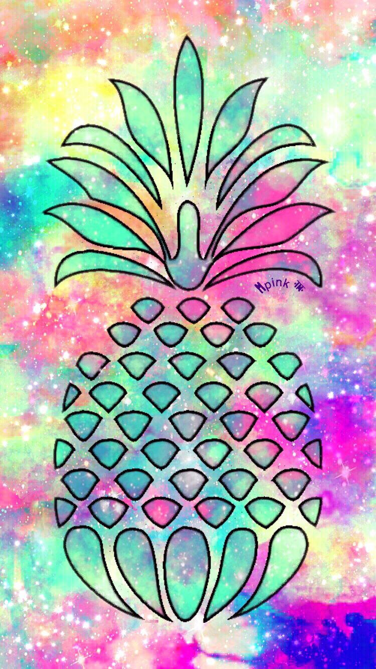 Galaxy Pineapple Wallpapers