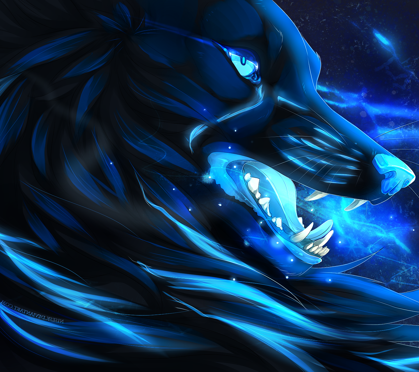 Galaxy Wolf Cool Wallpapers