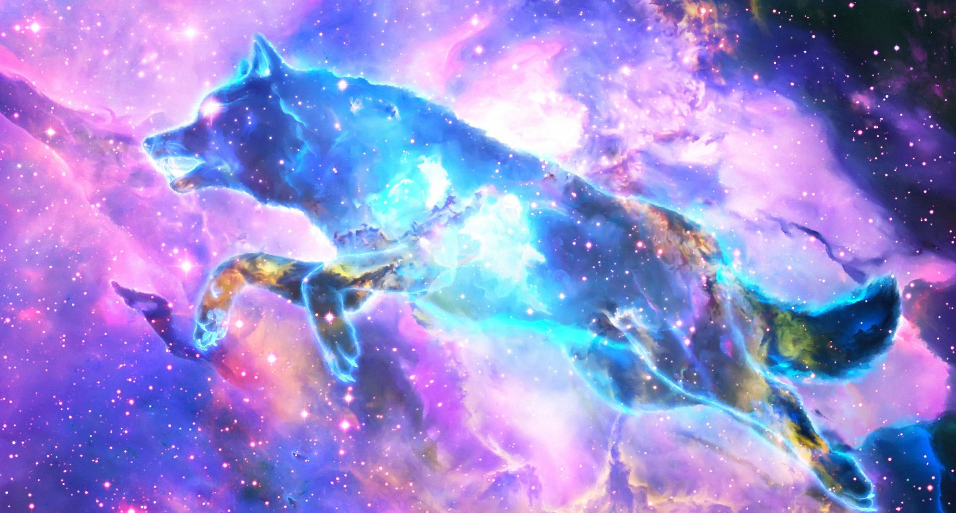 Galaxy Wolf Wallpapers