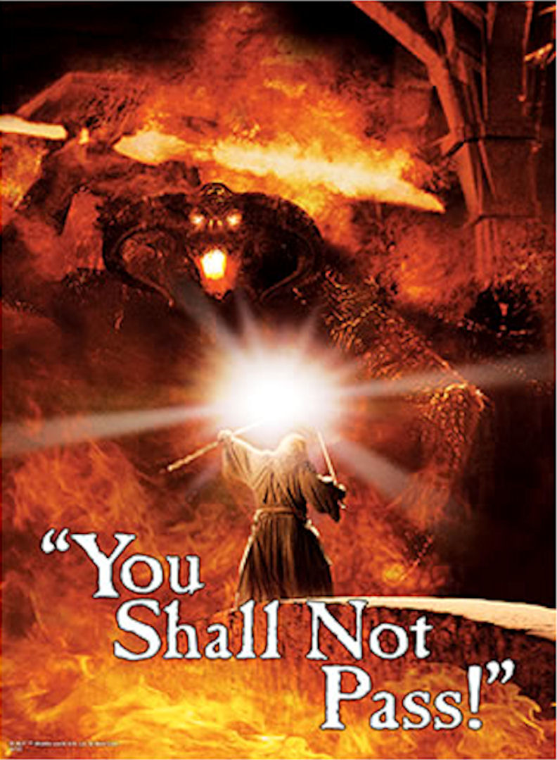 Gandalf Balrog Quote Wallpapers