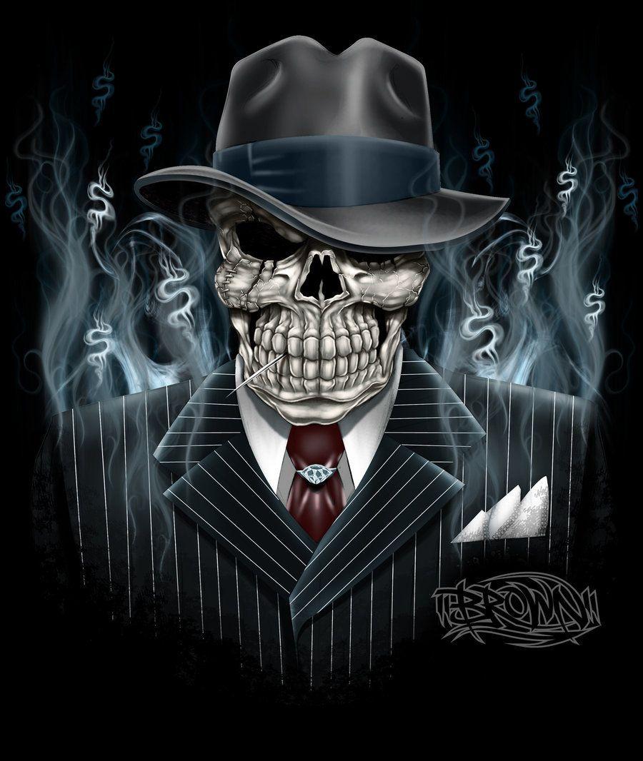 Gangster Skull Wallpapers