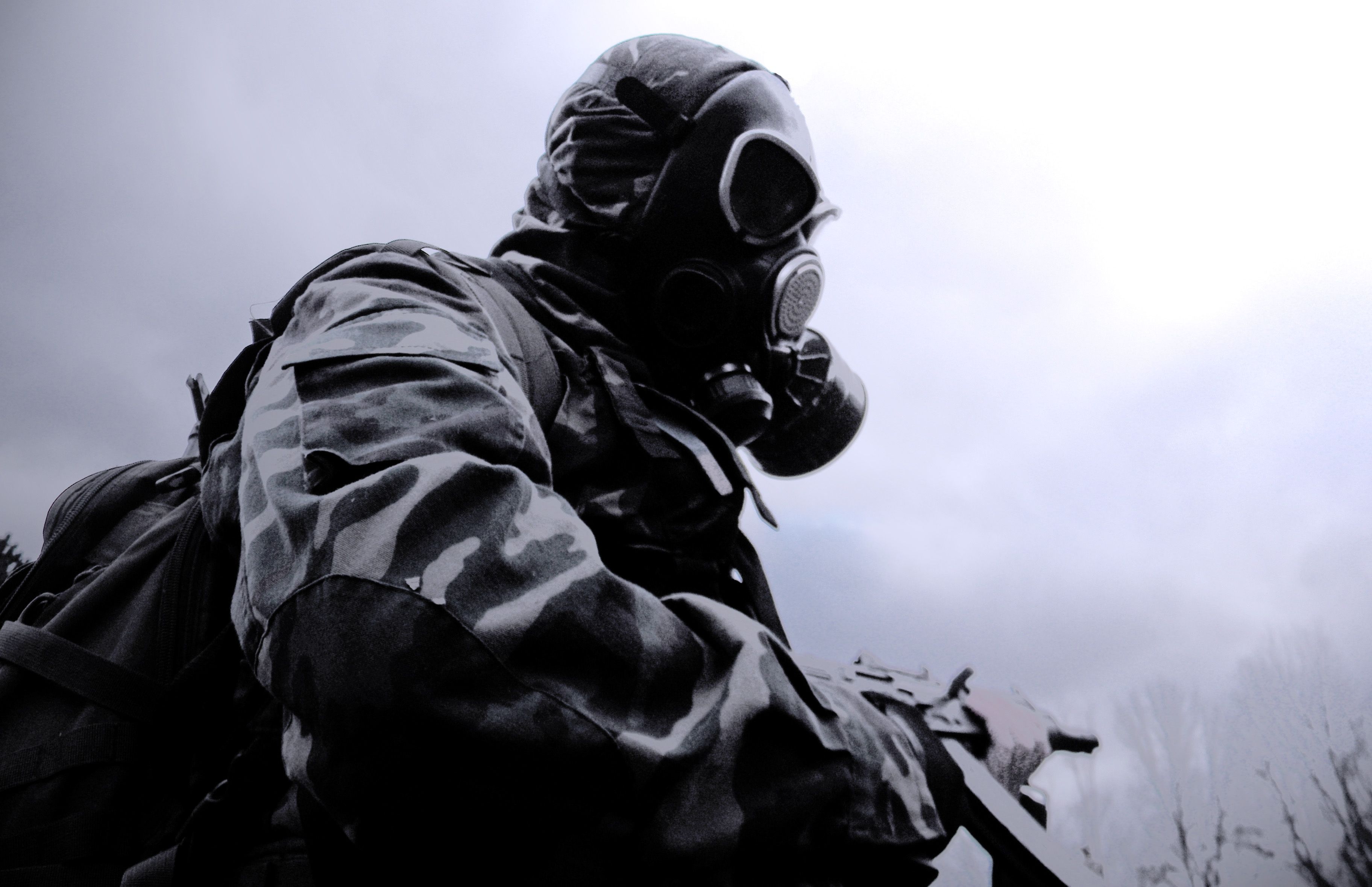 Gas Mask Soldier Wallpapers