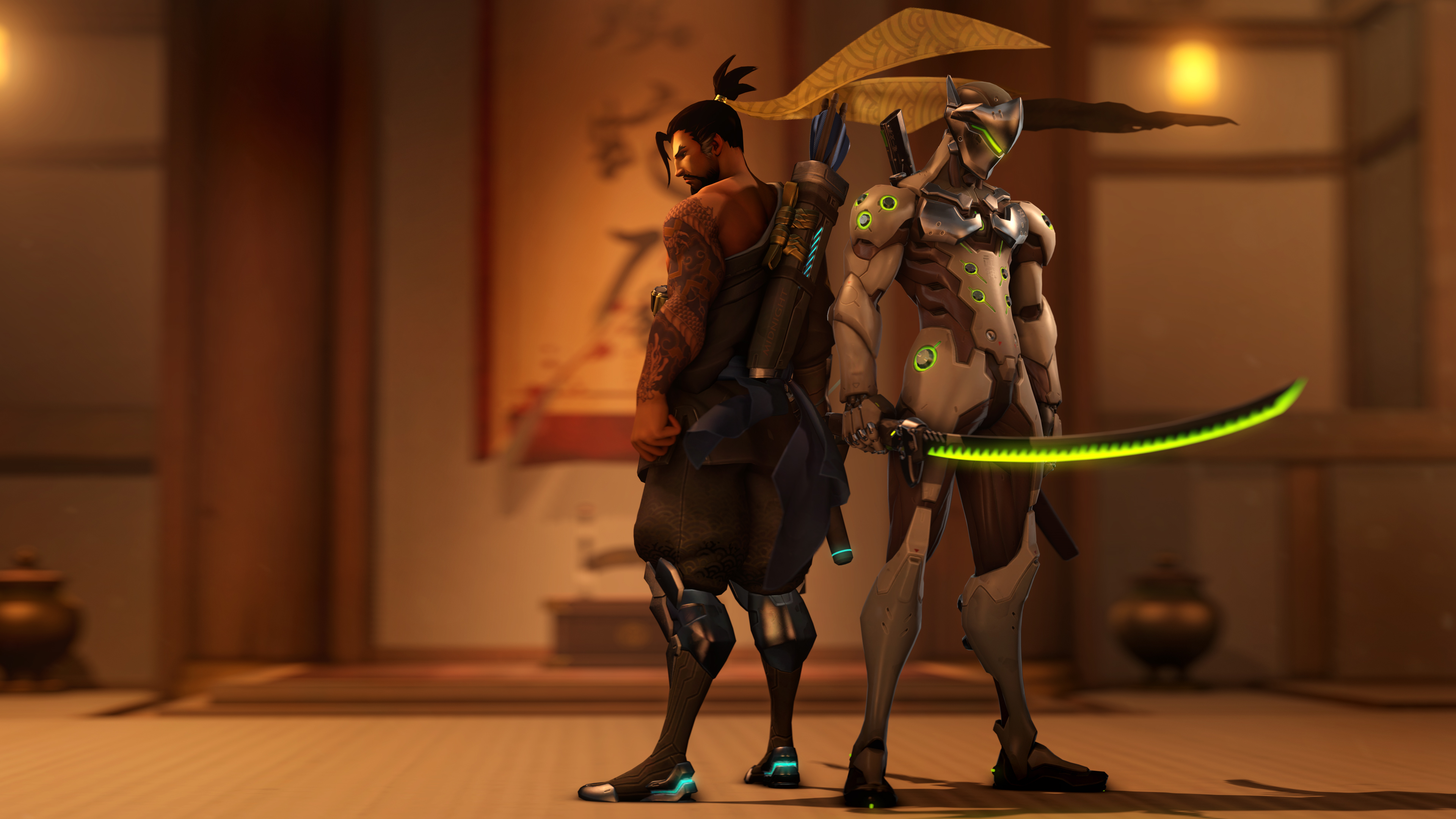 Genji Vs Hanzo Wallpapers