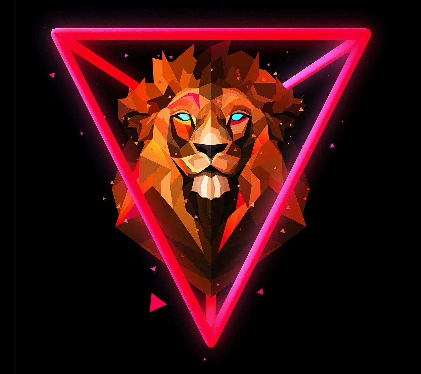 Geometric Lion Wallpapers