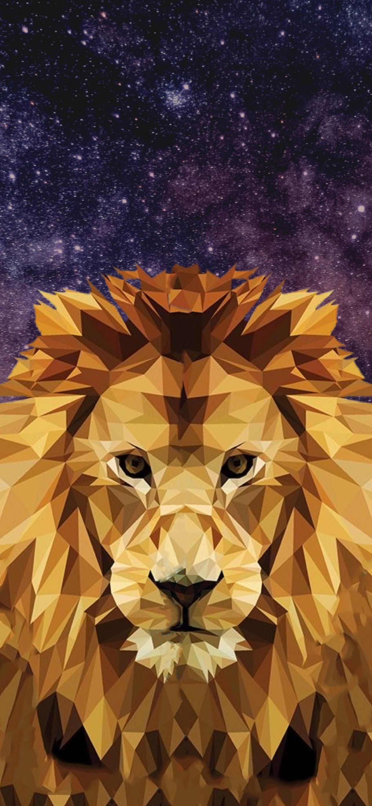 Geometric Lion Wallpapers