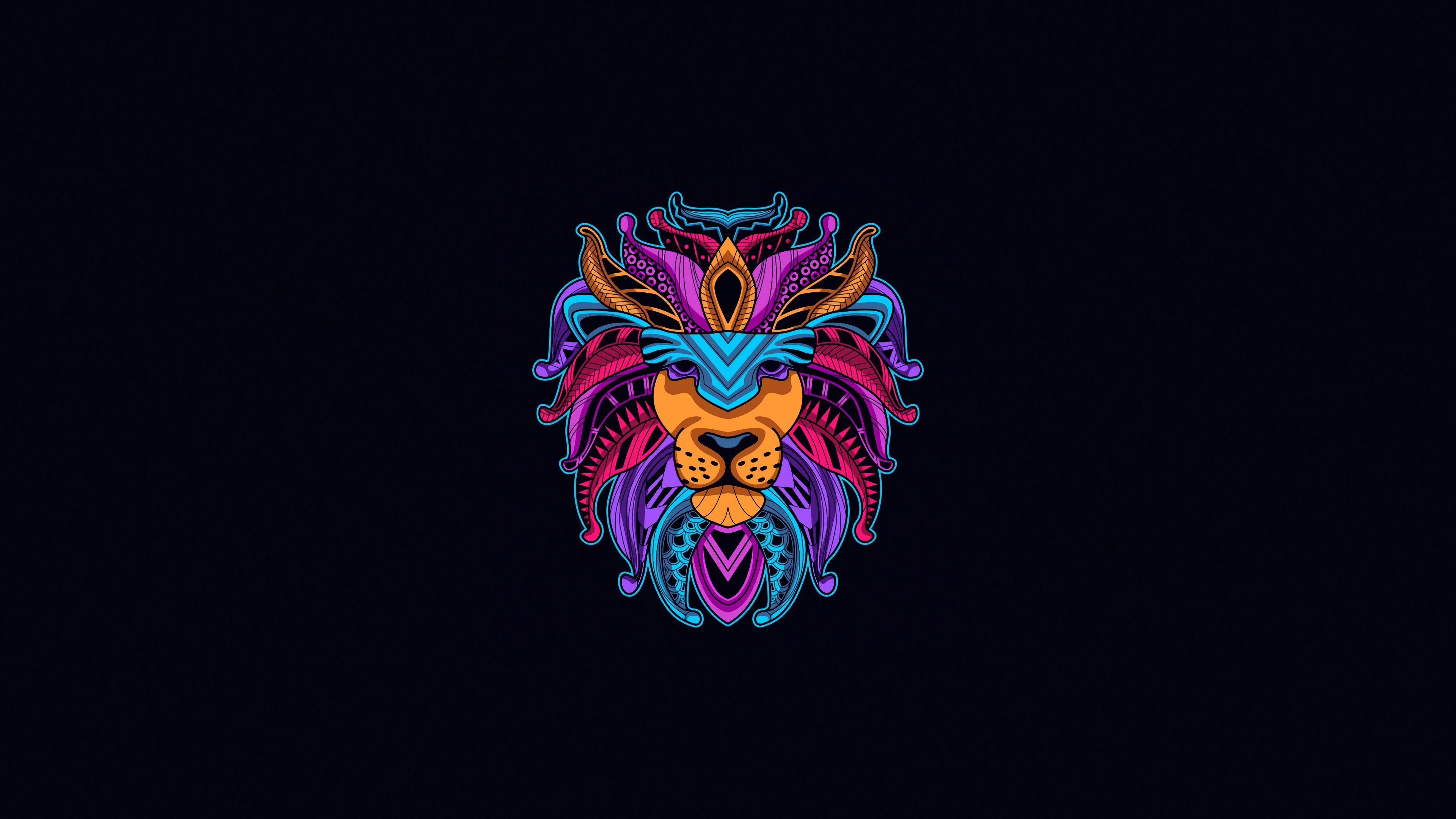 Geometric Lion Wallpapers