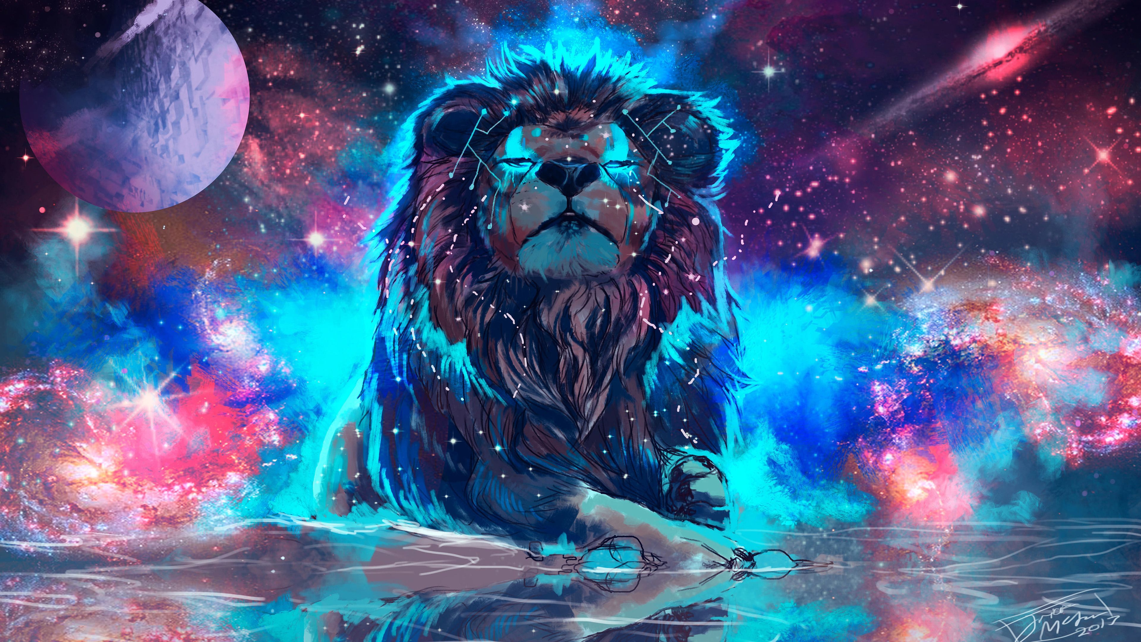 Geometric Lion Wallpapers