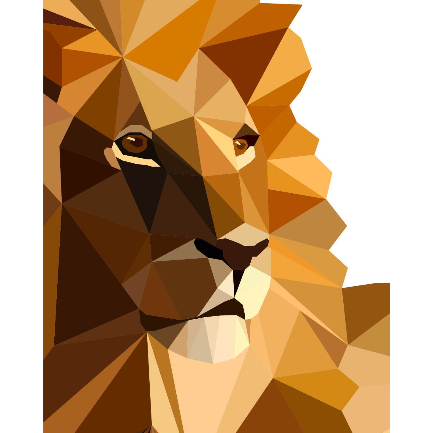 Geometric Lion Wallpapers