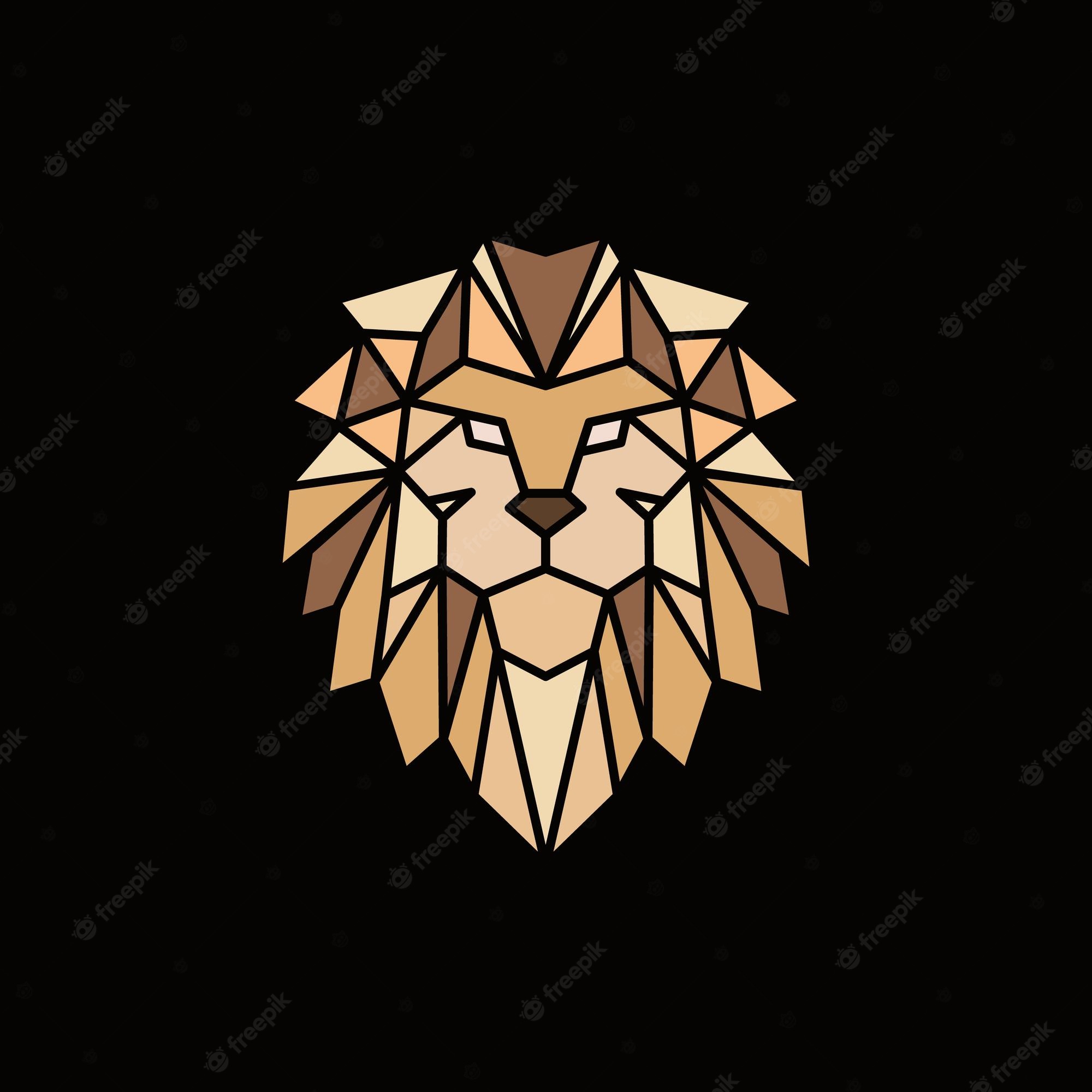 Geometric Lion Wallpapers