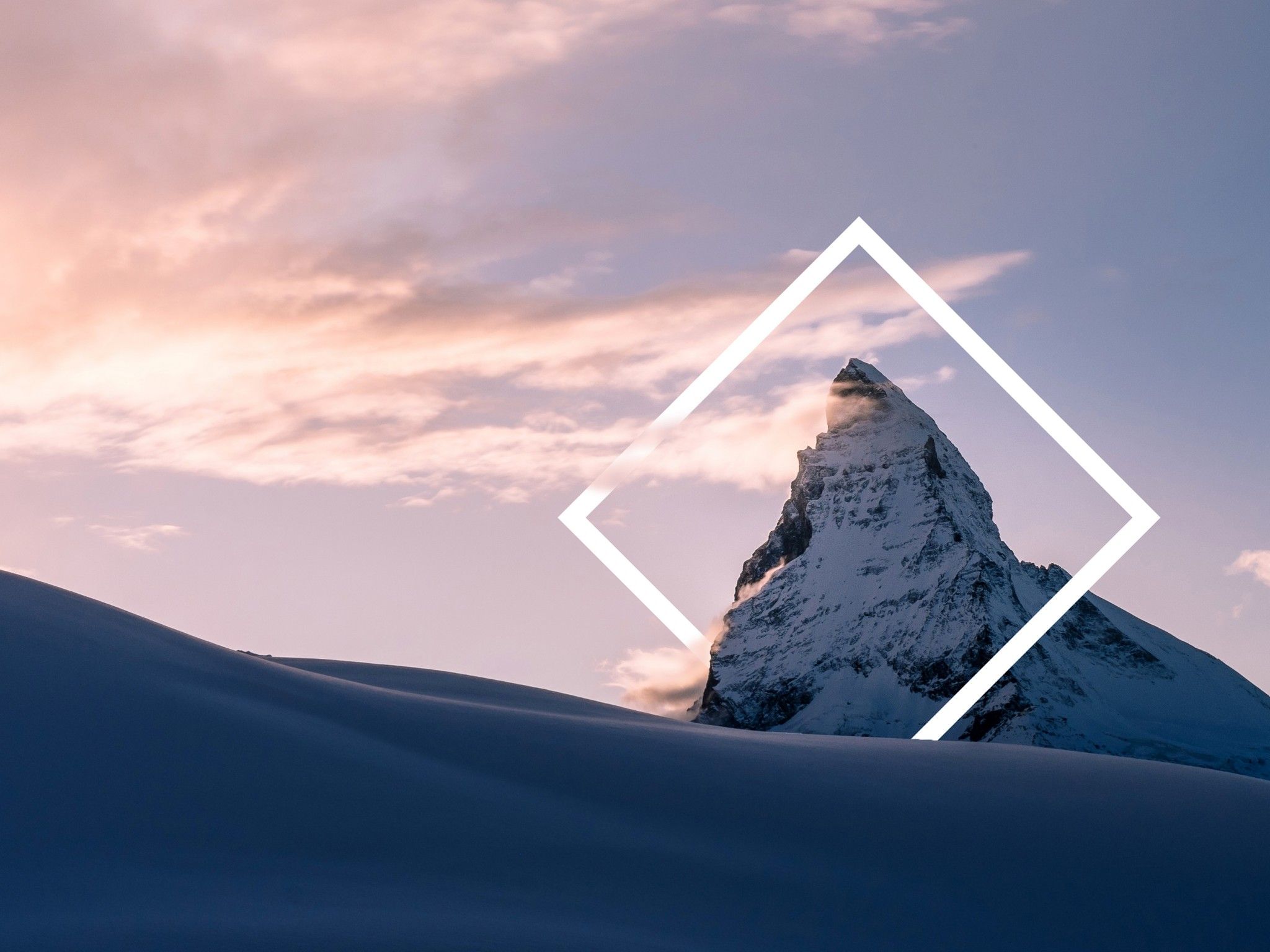 Geometric Mountain Wallpapers