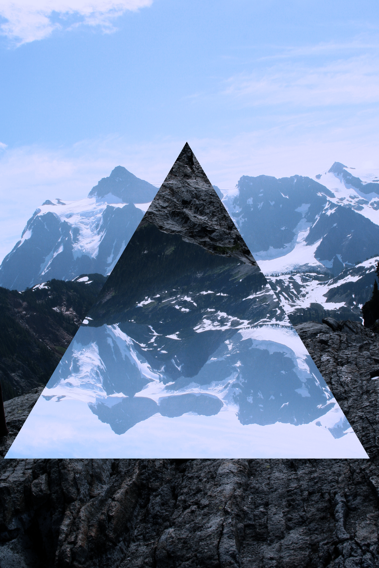 Geometric Mountain Wallpapers