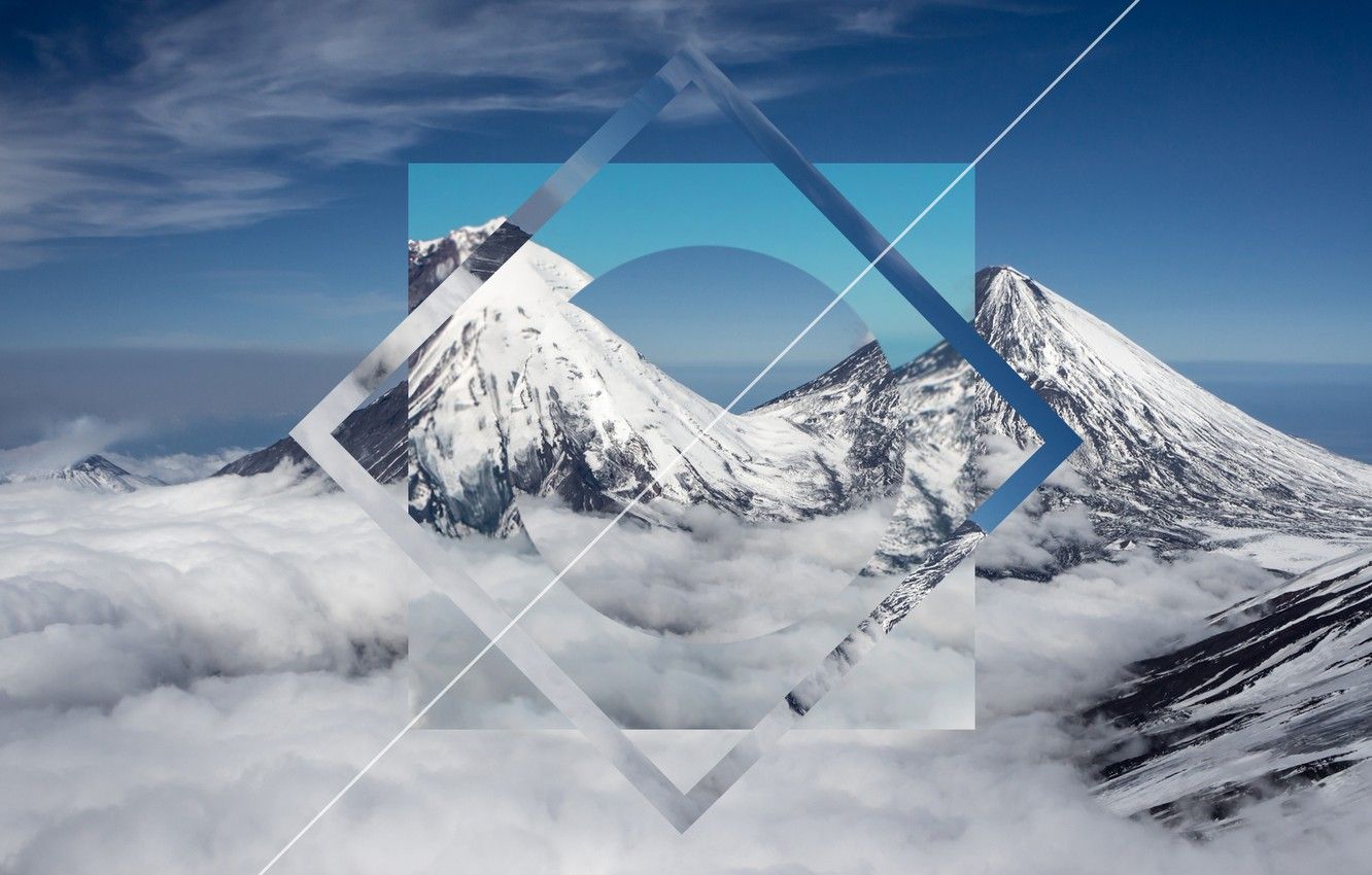 Geometric Mountain Wallpapers