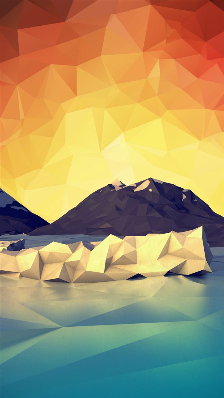 Geometric Mountain Wallpapers