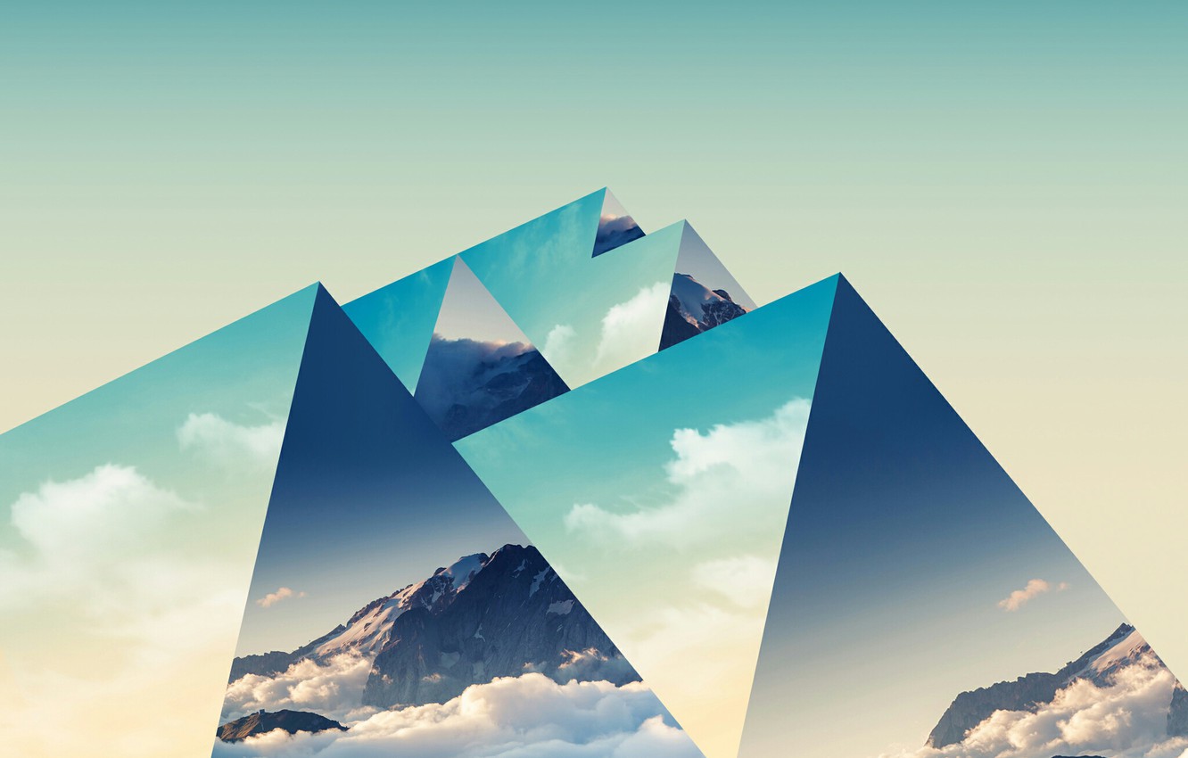 Geometric Mountain Wallpapers