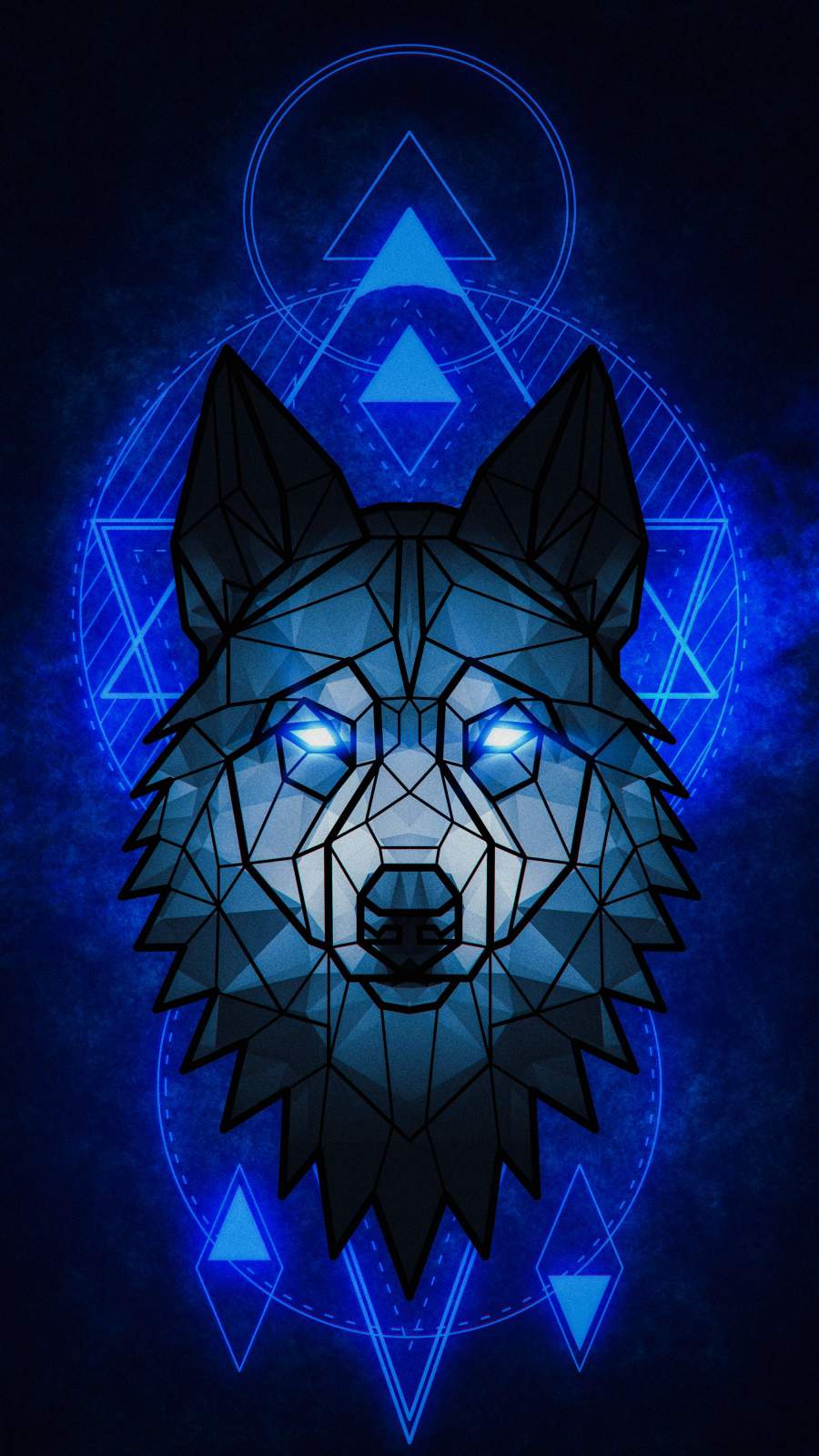 Geometric Wolf Wallpapers